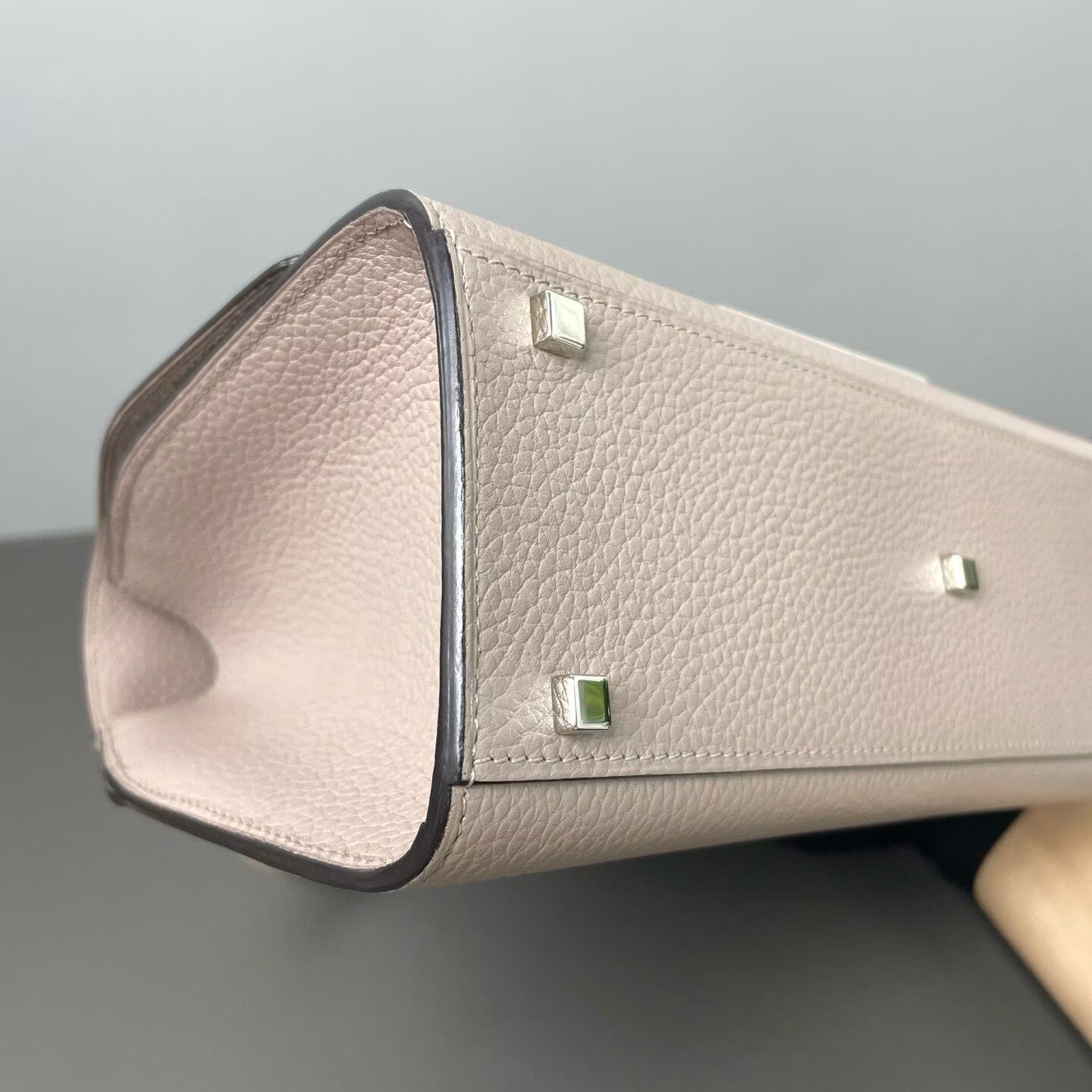 Moynat - Rejane - Pebbled leather - Grey - (medium)