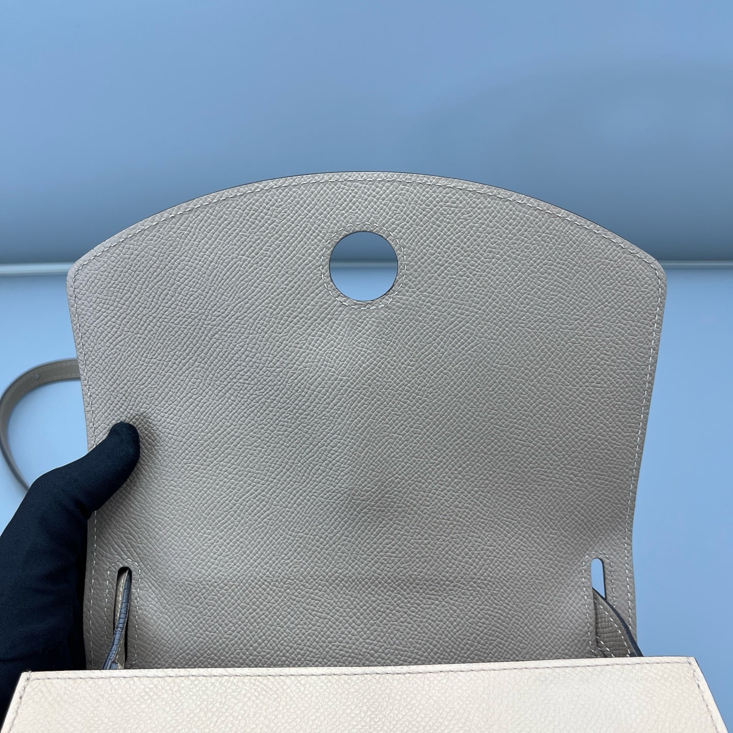 Moynat - Triangle Box Bag - Grained leather - Light pink - (mini)