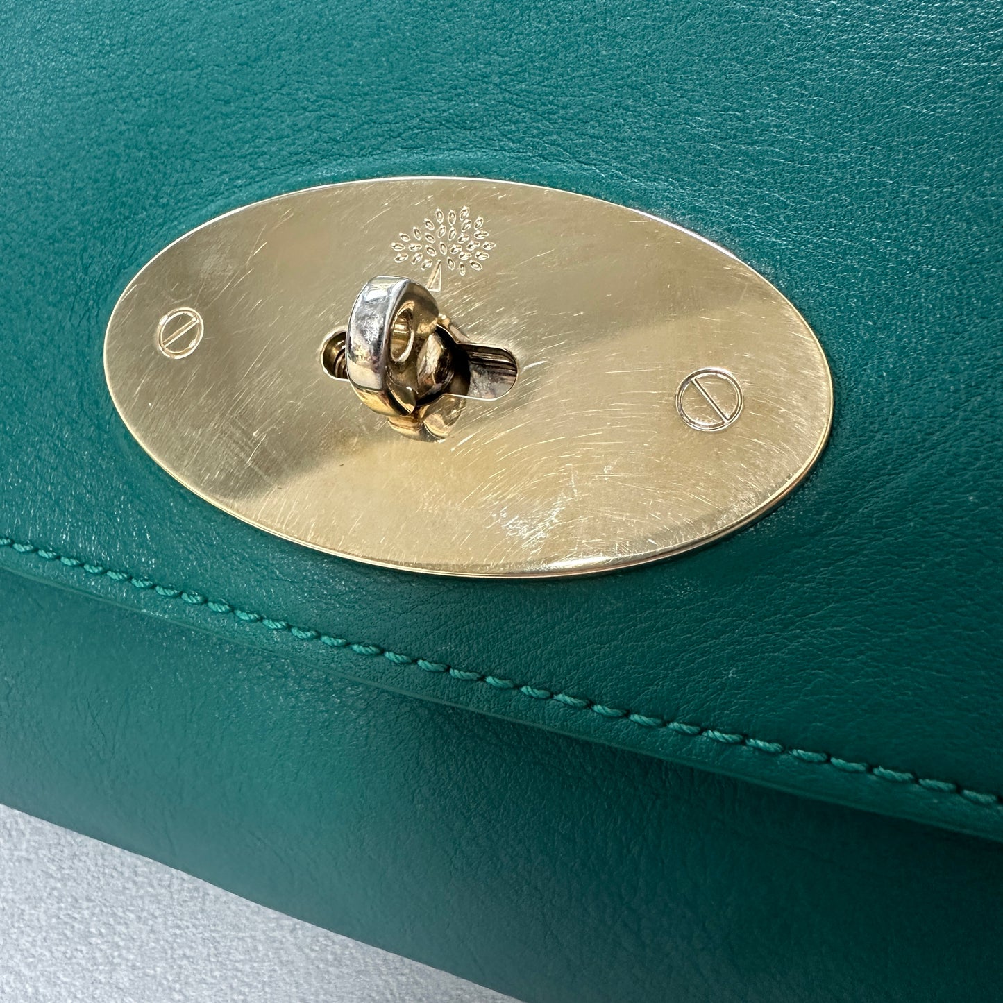 Mulberry - Lily - Leather - Green - (small)