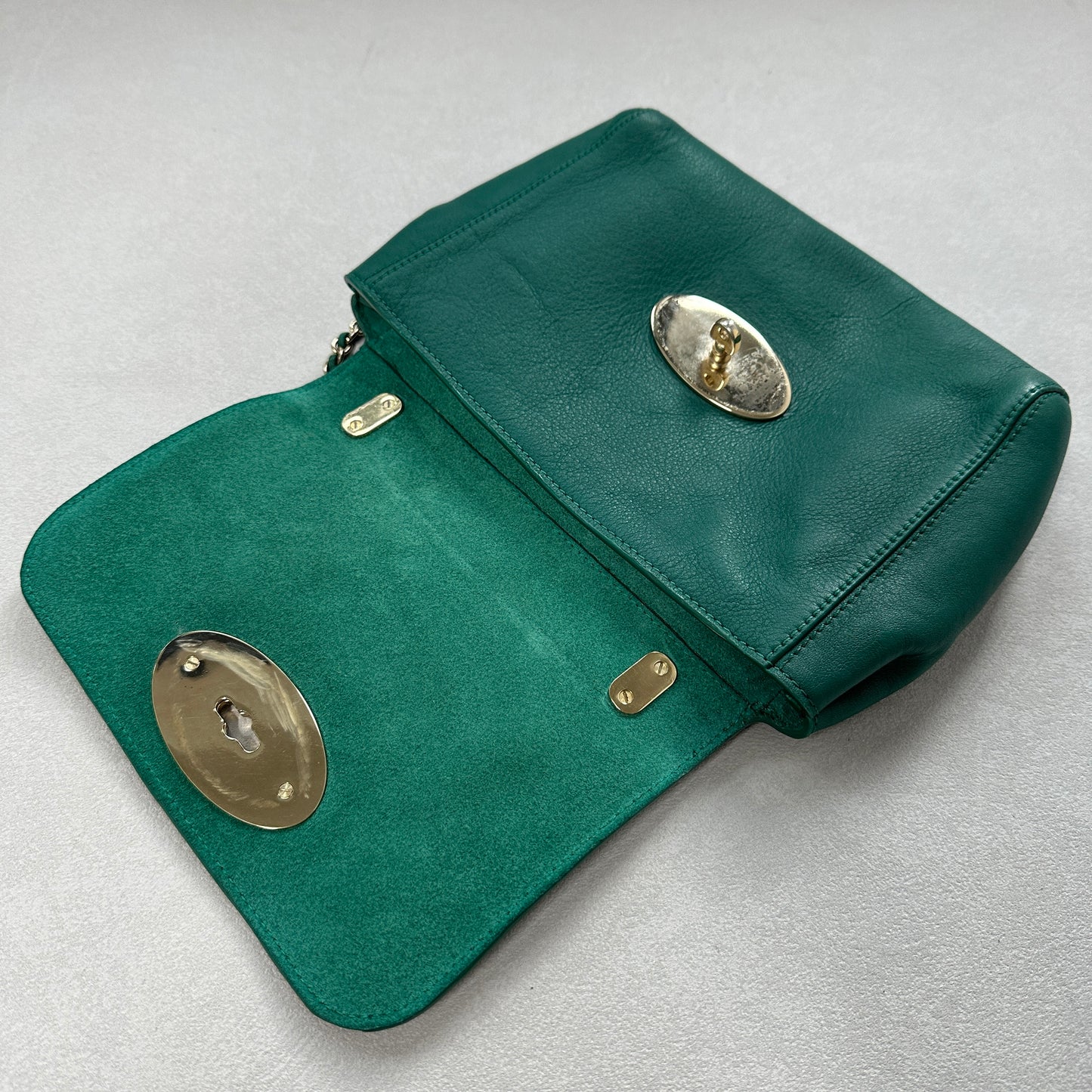 Mulberry - Lily - Leather - Green - (small)