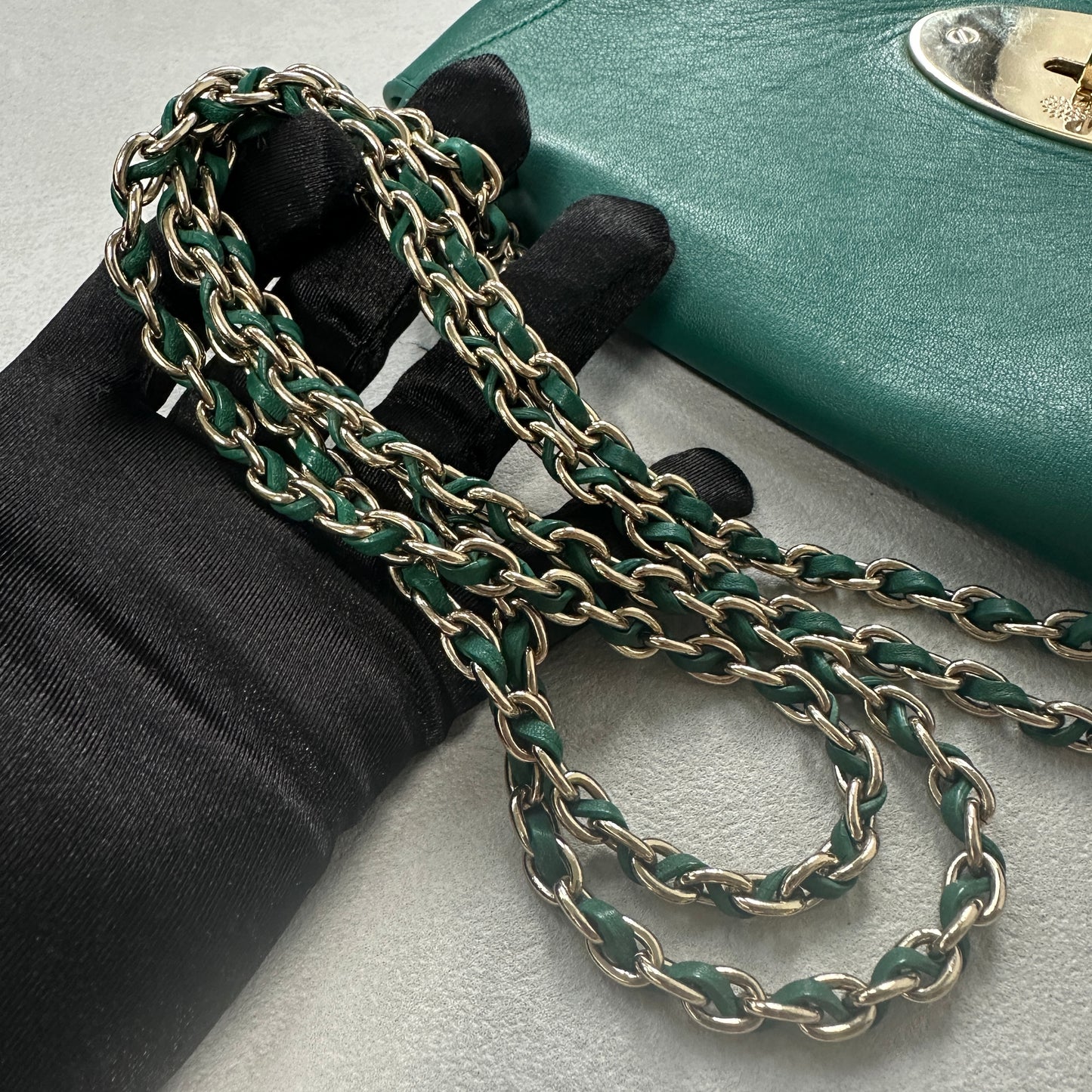 Mulberry - Lily - Leather - Green - (small)