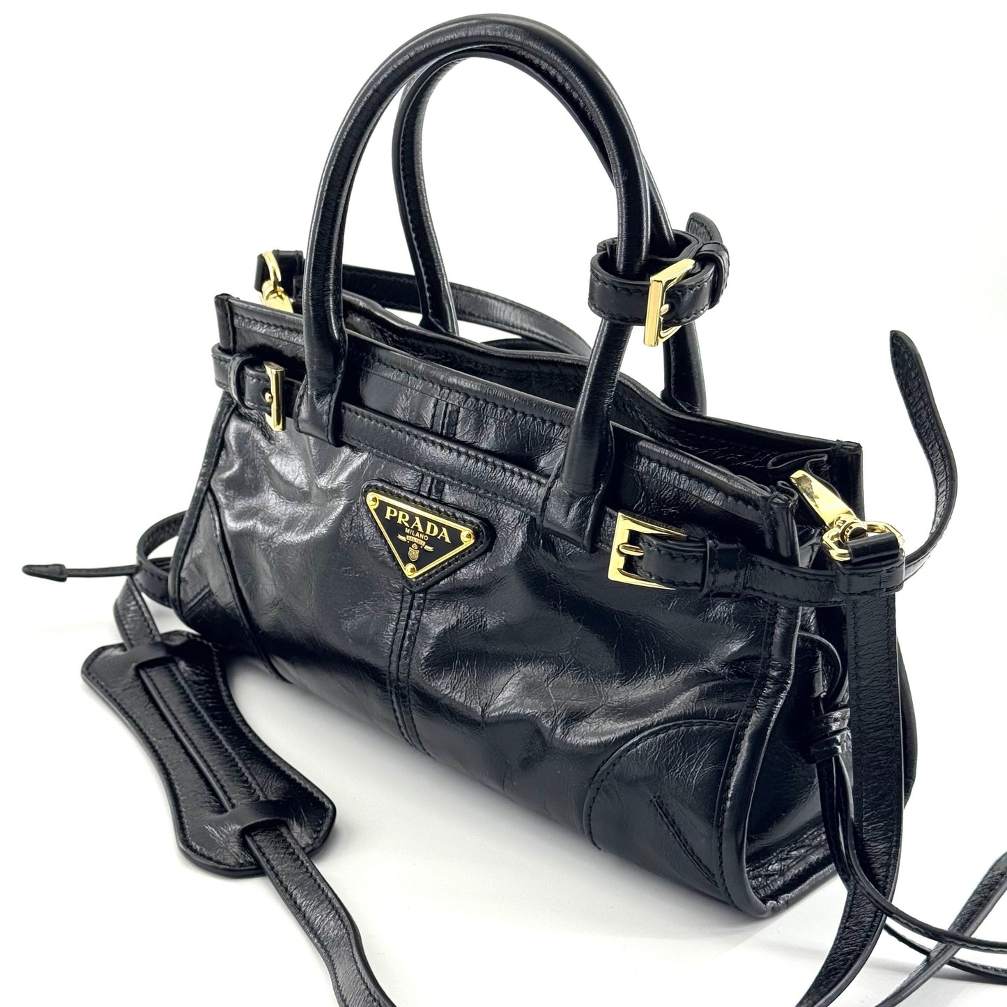 Prada - 1BH215_2CYR_F0002_V_OOO - Leather - Black