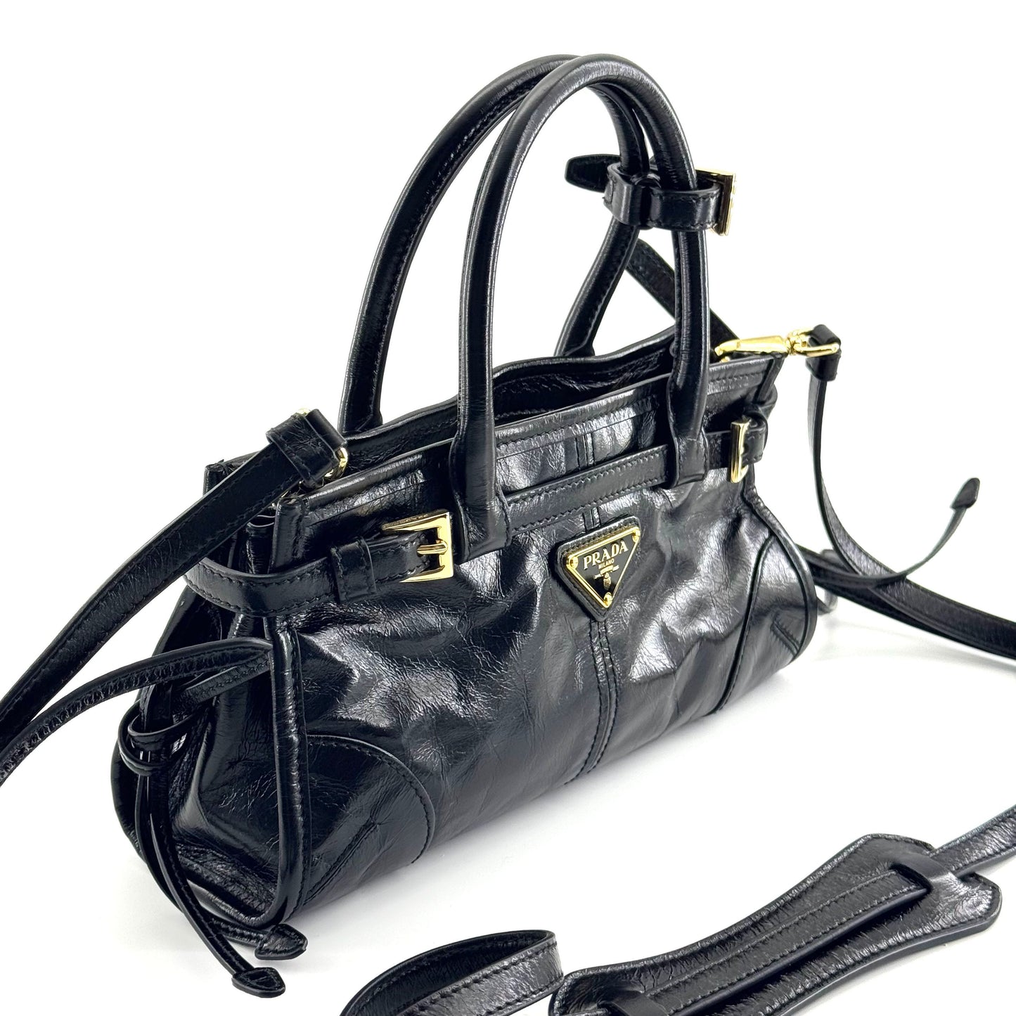 Prada - 1BH215_2CYR_F0002_V_OOO - Leather - Black