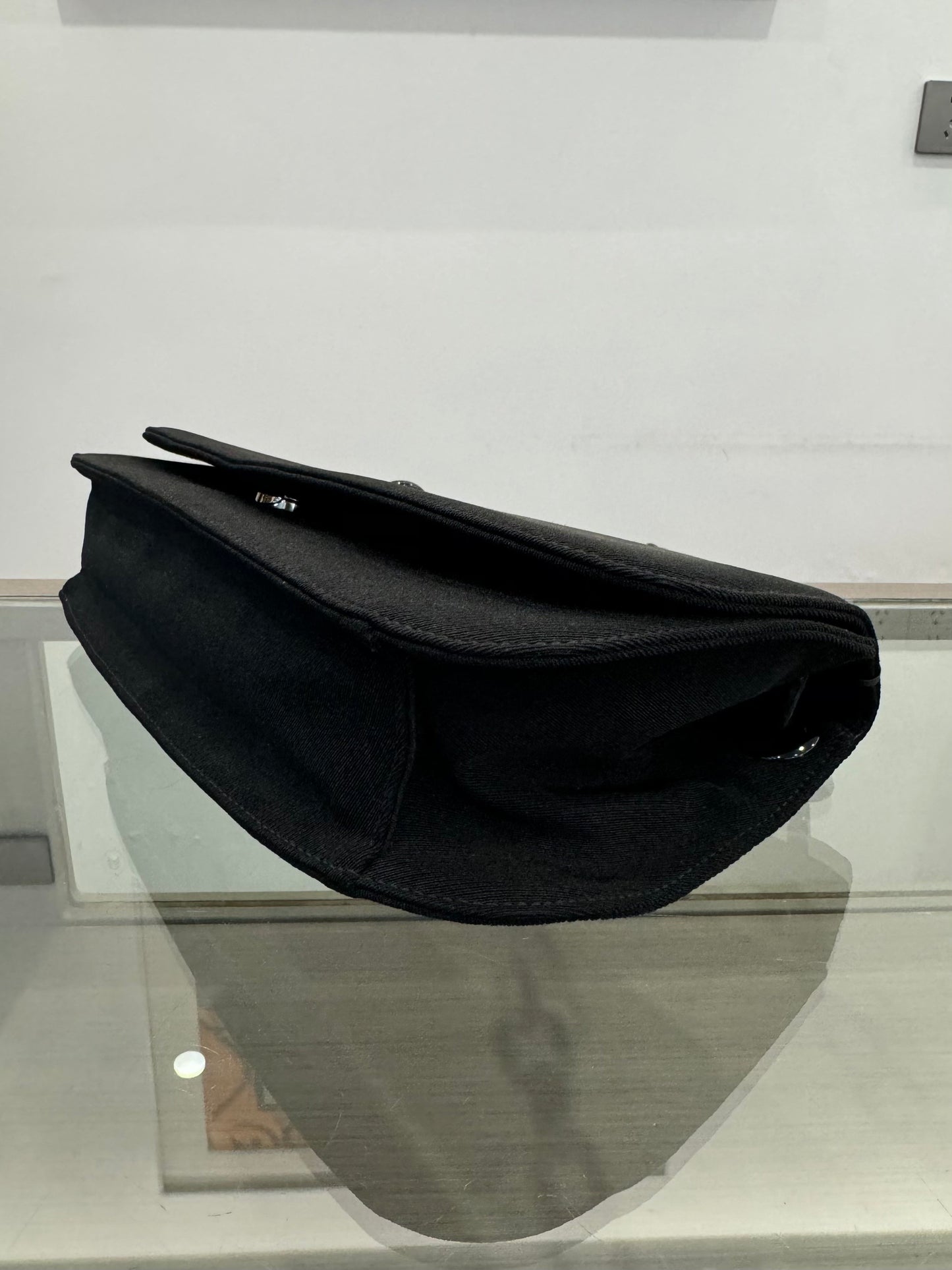 Prada - Akrilic Chain Shoulder Bag - Cloth - Black - (Small)