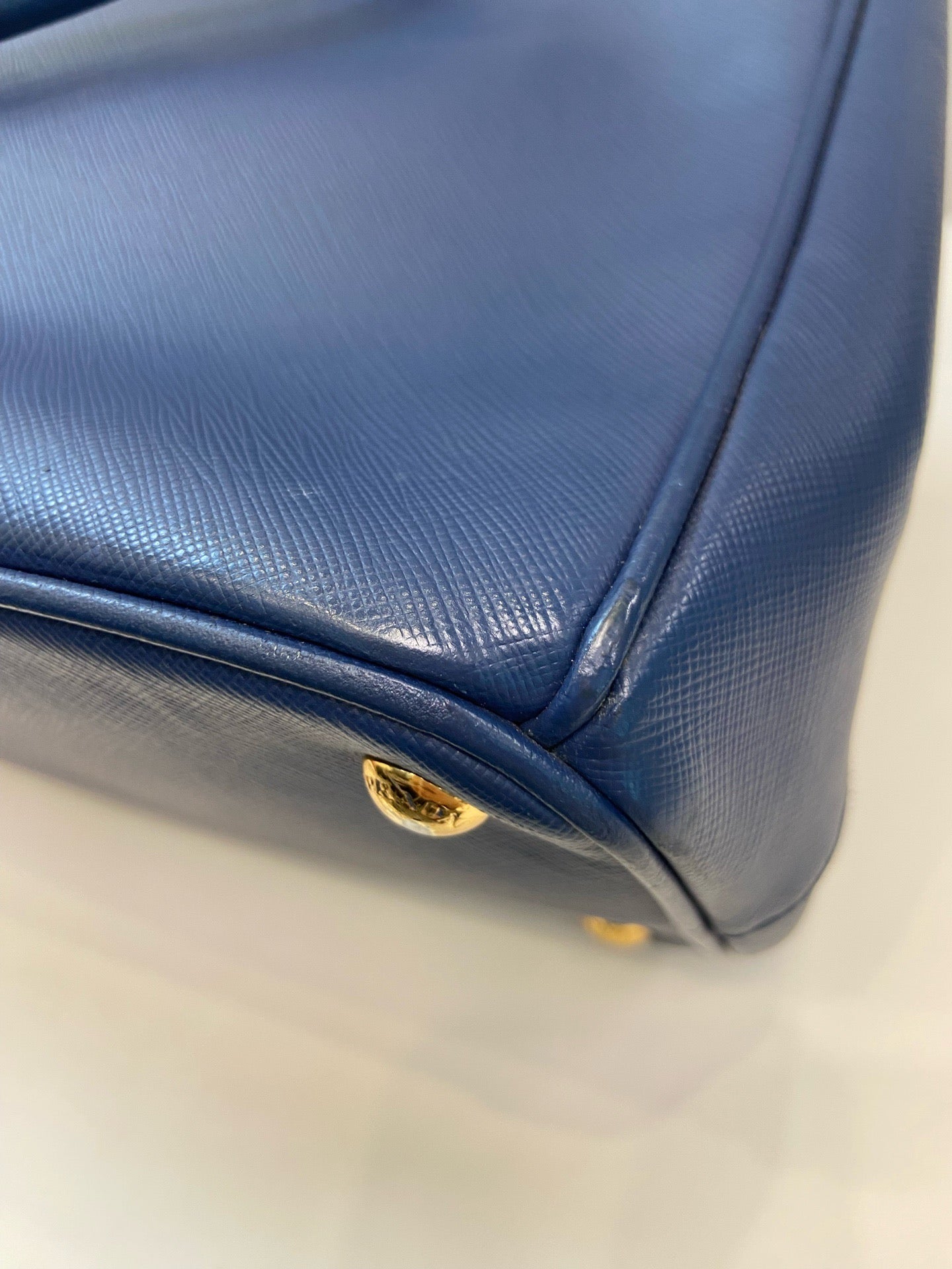 Prada - Bauletto - Leather - Blue - (large)