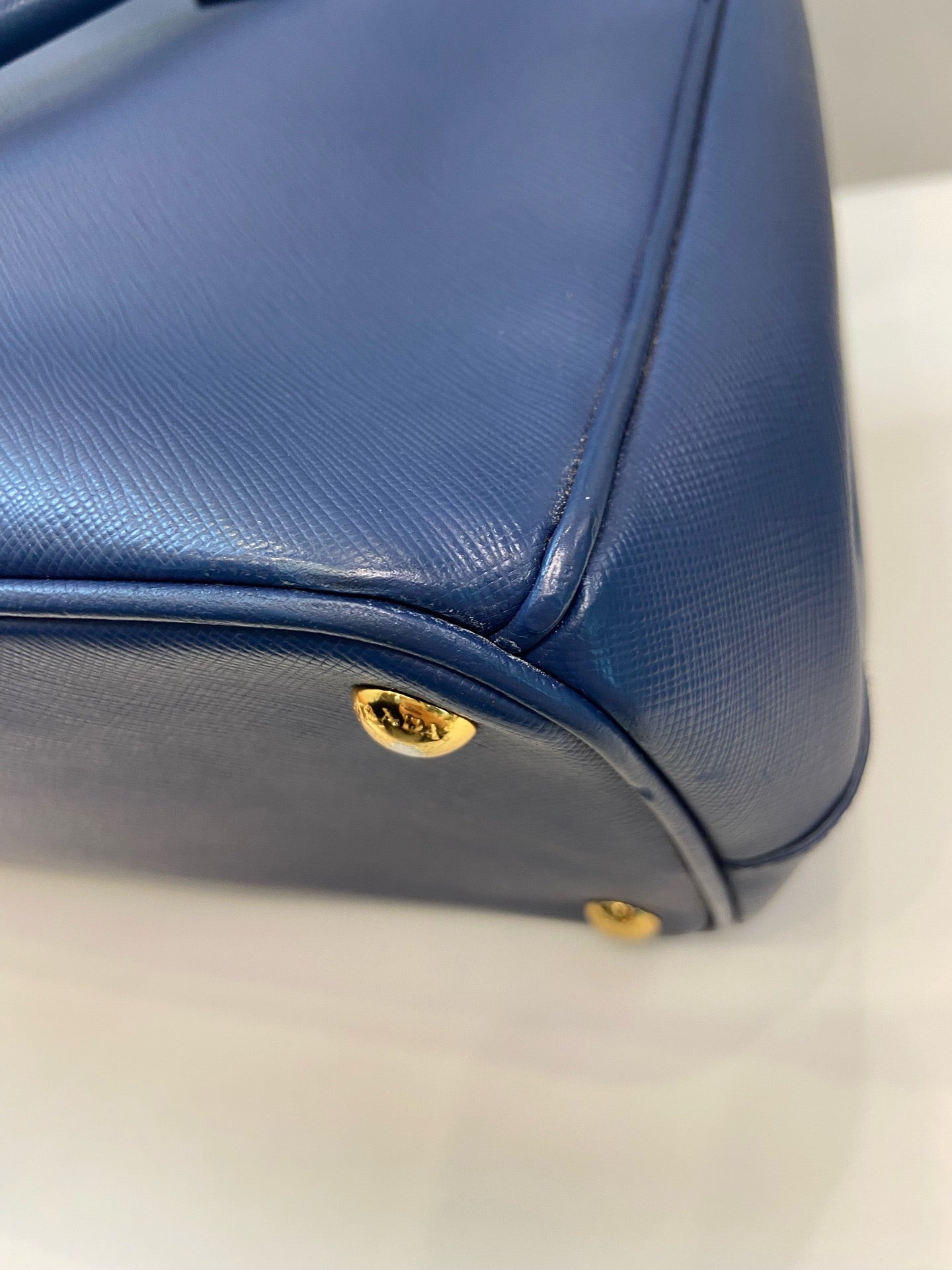 Prada - Bauletto - Leather - Blue - (large)