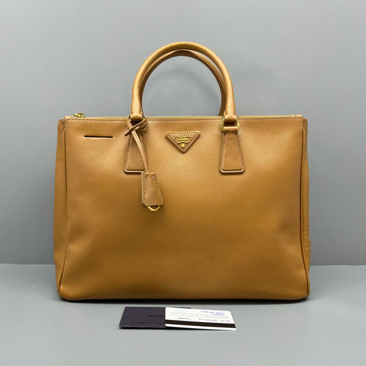 Prada - Bauletto - Leather - Brown - (large)