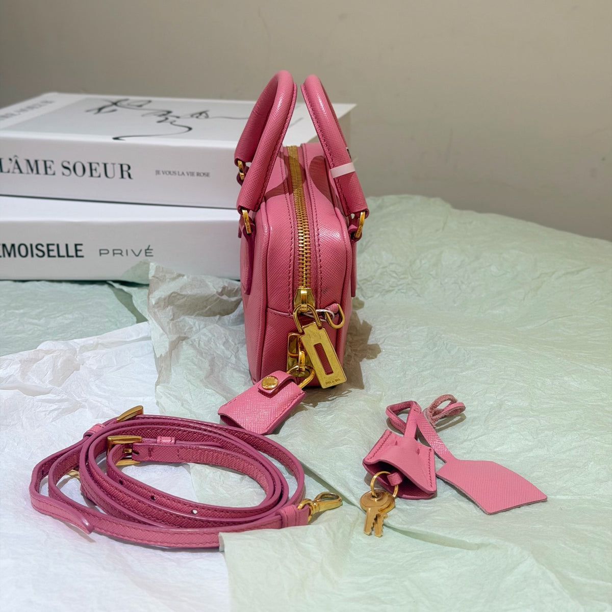 Prada - BL0705-NZV-F0002 - Leather - Pink - (mini)
