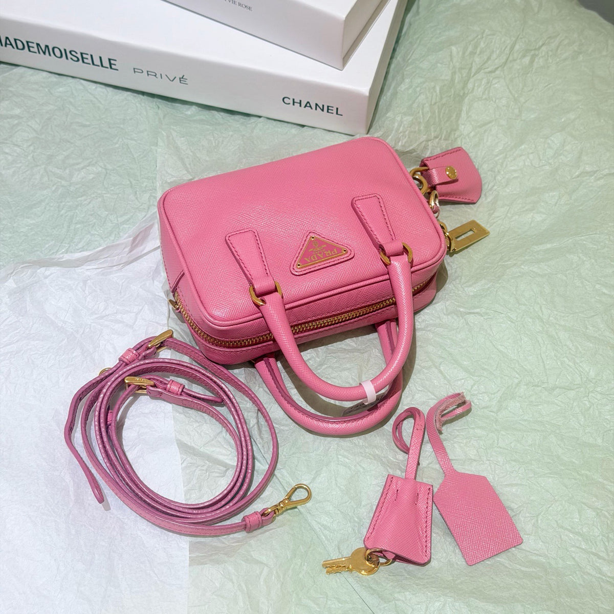 Prada - BL0705-NZV-F0002 - Leather - Pink - (mini)
