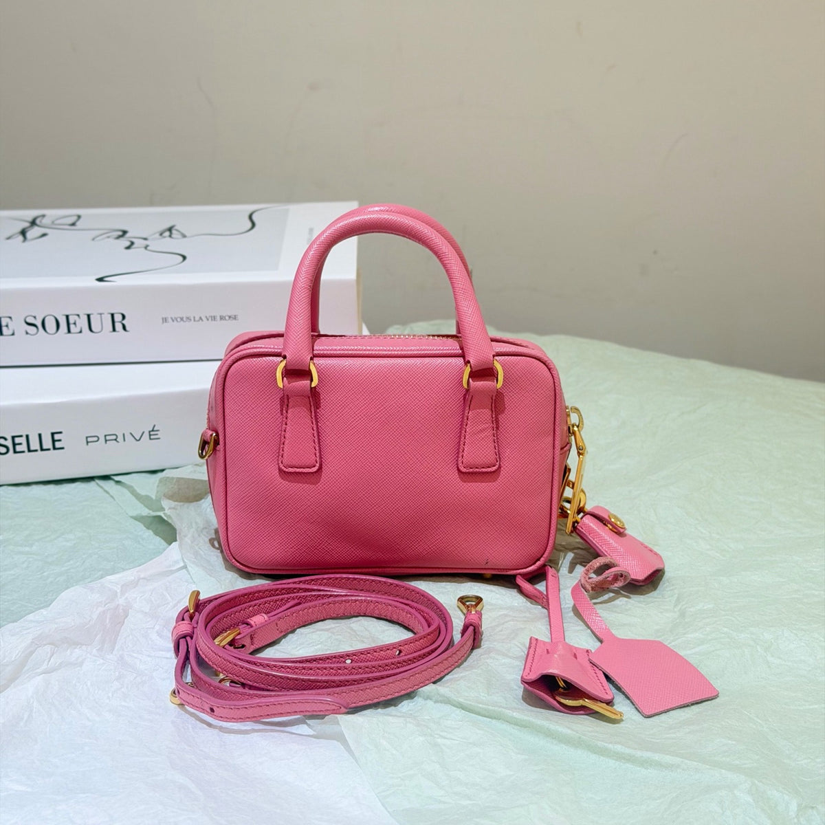Prada - BL0705-NZV-F0002 - Leather - Pink - (mini)