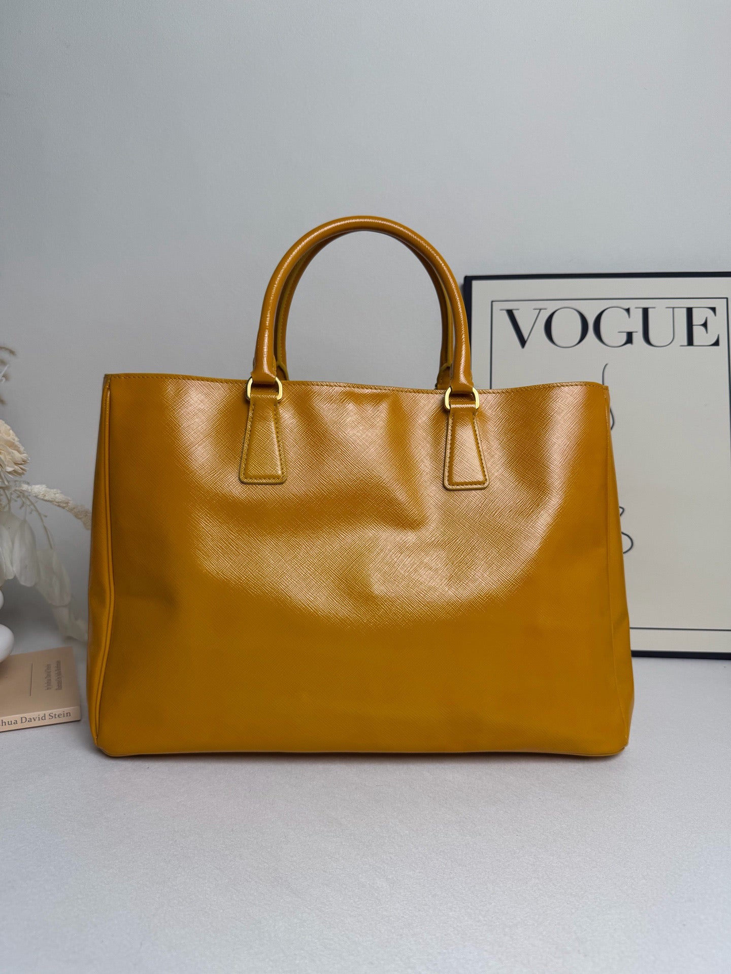 Prada - BN1801 - Leather - Yellow - (Large)
