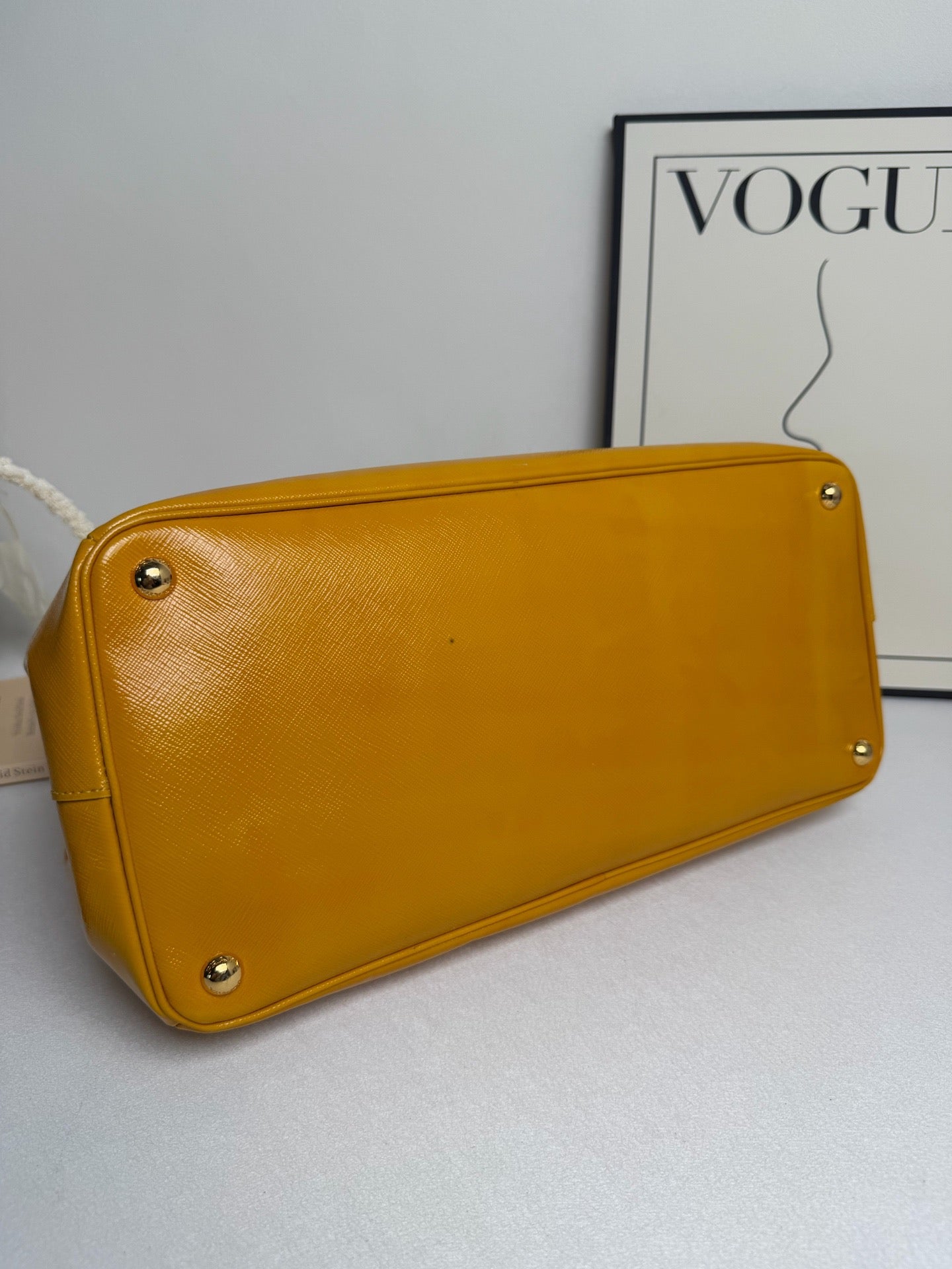 Prada - BN1801 - Leather - Yellow - (Large)