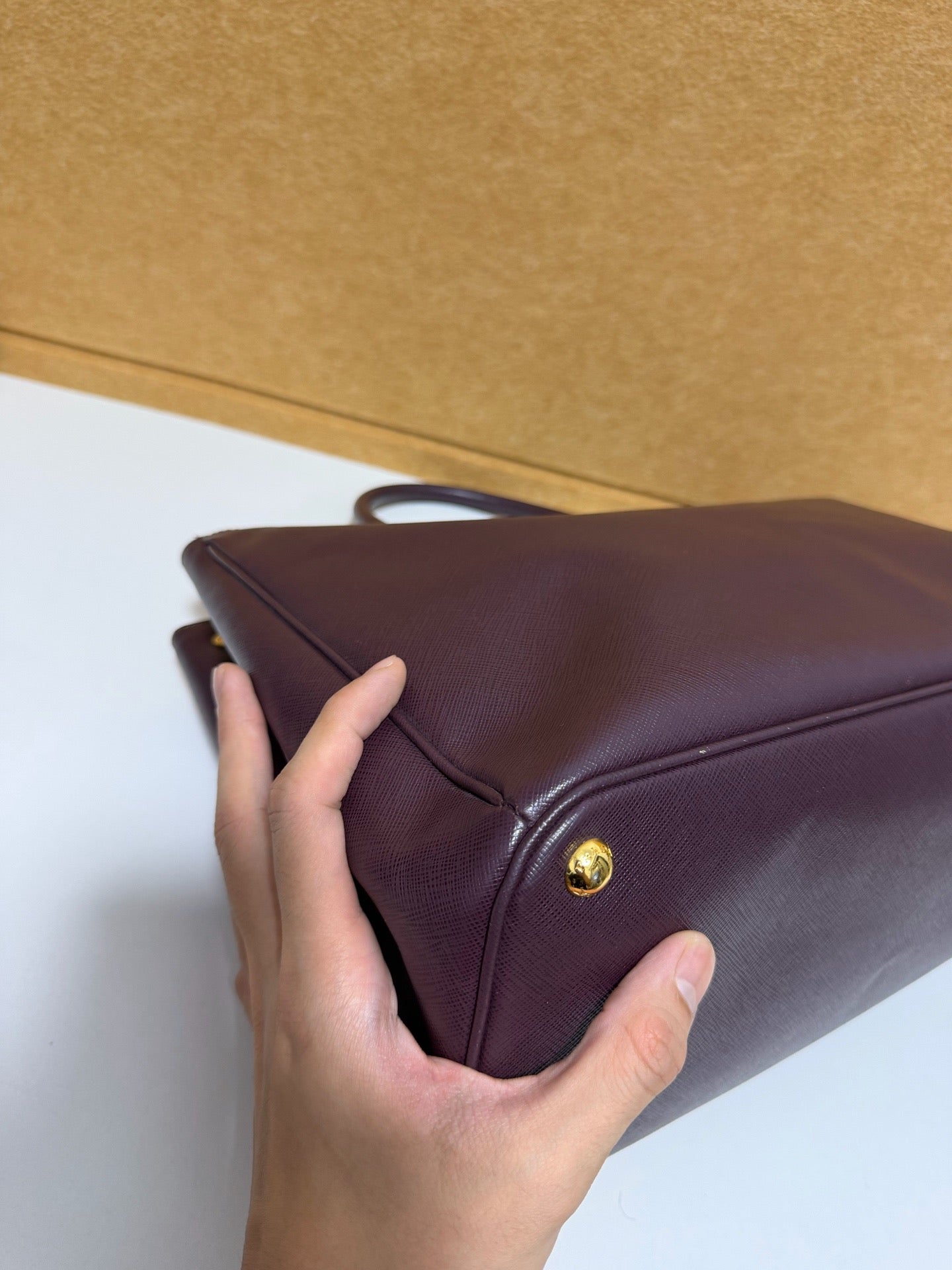 Prada - BN2316 - Leather - Burgundy - (large)
