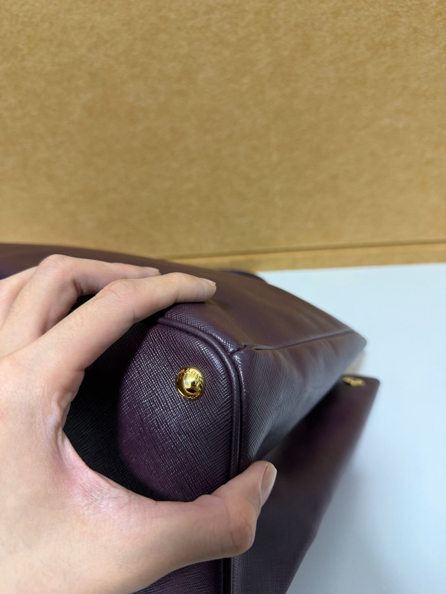 Prada - BN2316 - Leather - Burgundy - (large)