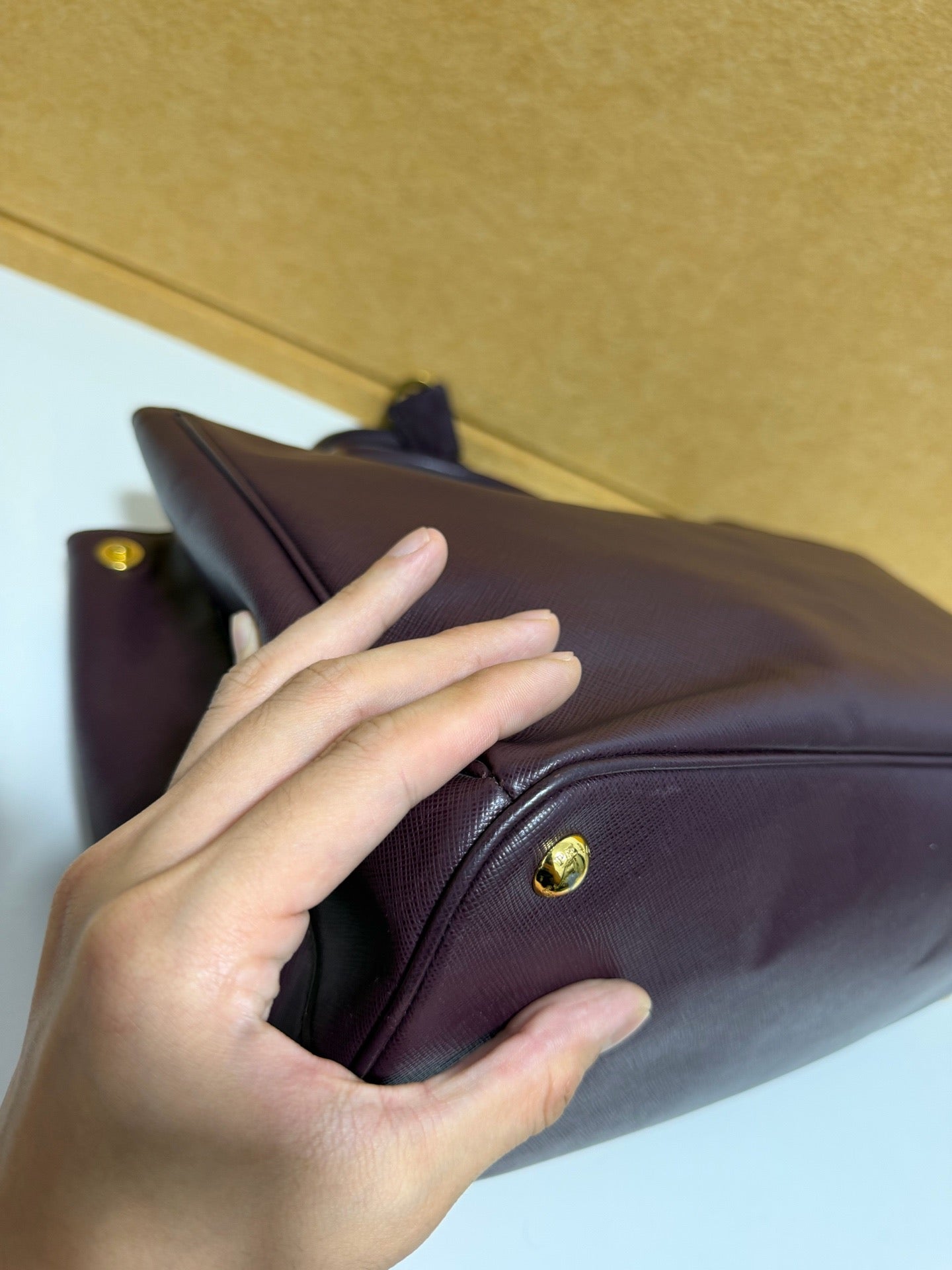 Prada - BN2316 - Leather - Burgundy - (large)