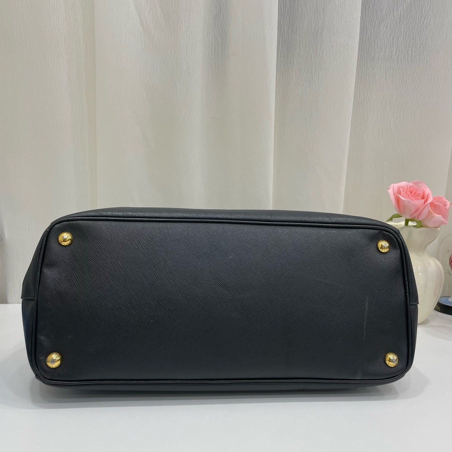 Prada - BN2674 - Leather - Black - (large)