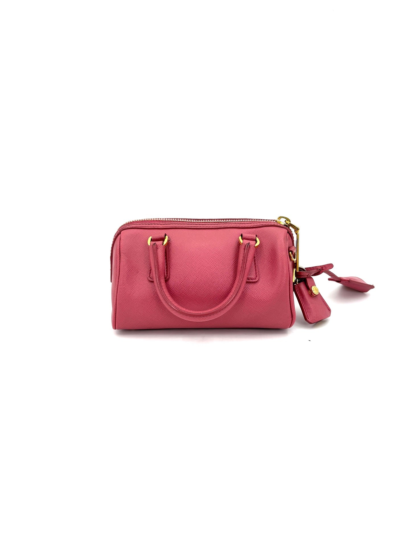 Prada - Boston Bag - Saffiano leather - Red - (mini)