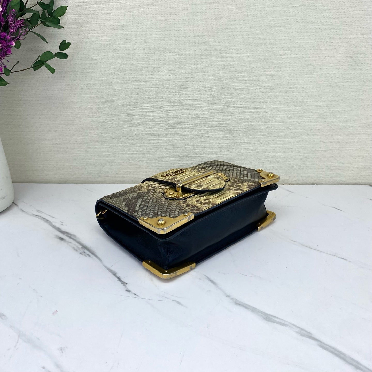 Prada - Cahier - Exotic leathers - Python - Multicolour - (mini)