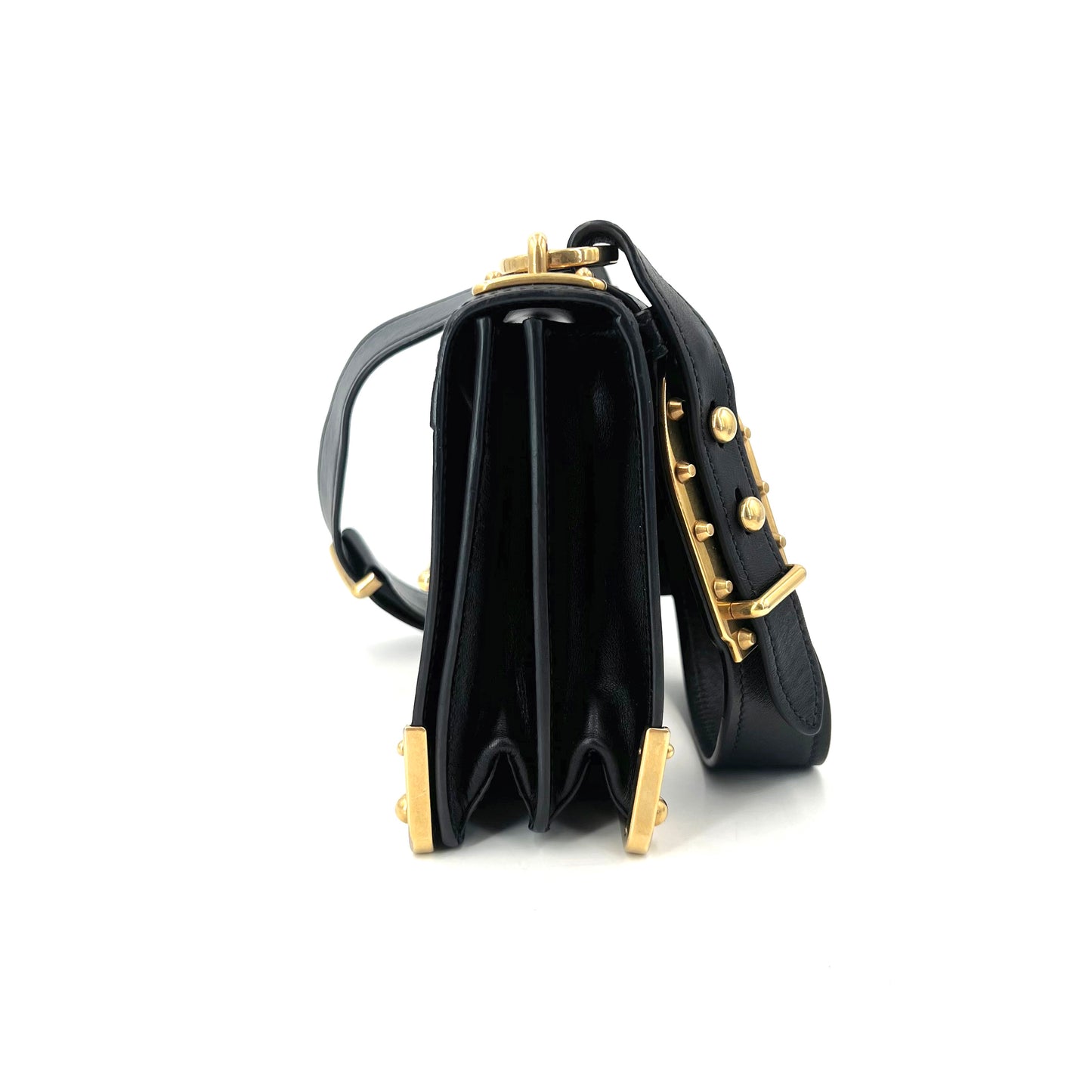 Prada - Cahier - Leather - Black - (small)