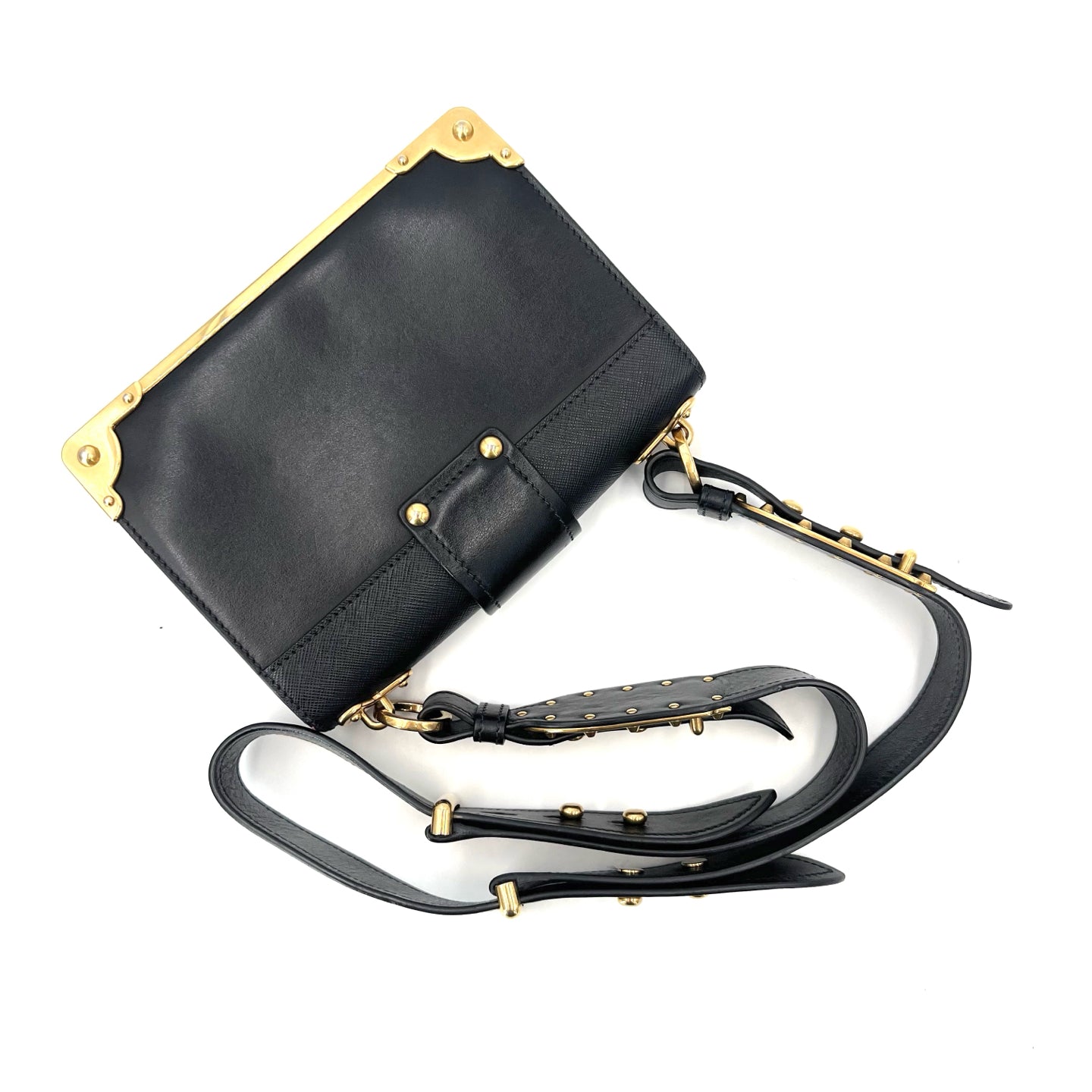 Prada - Cahier - Leather - Black - (small)