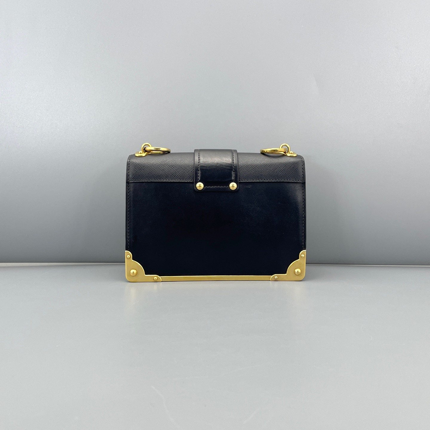 Prada - Cahier - Leather - Black - (Small)