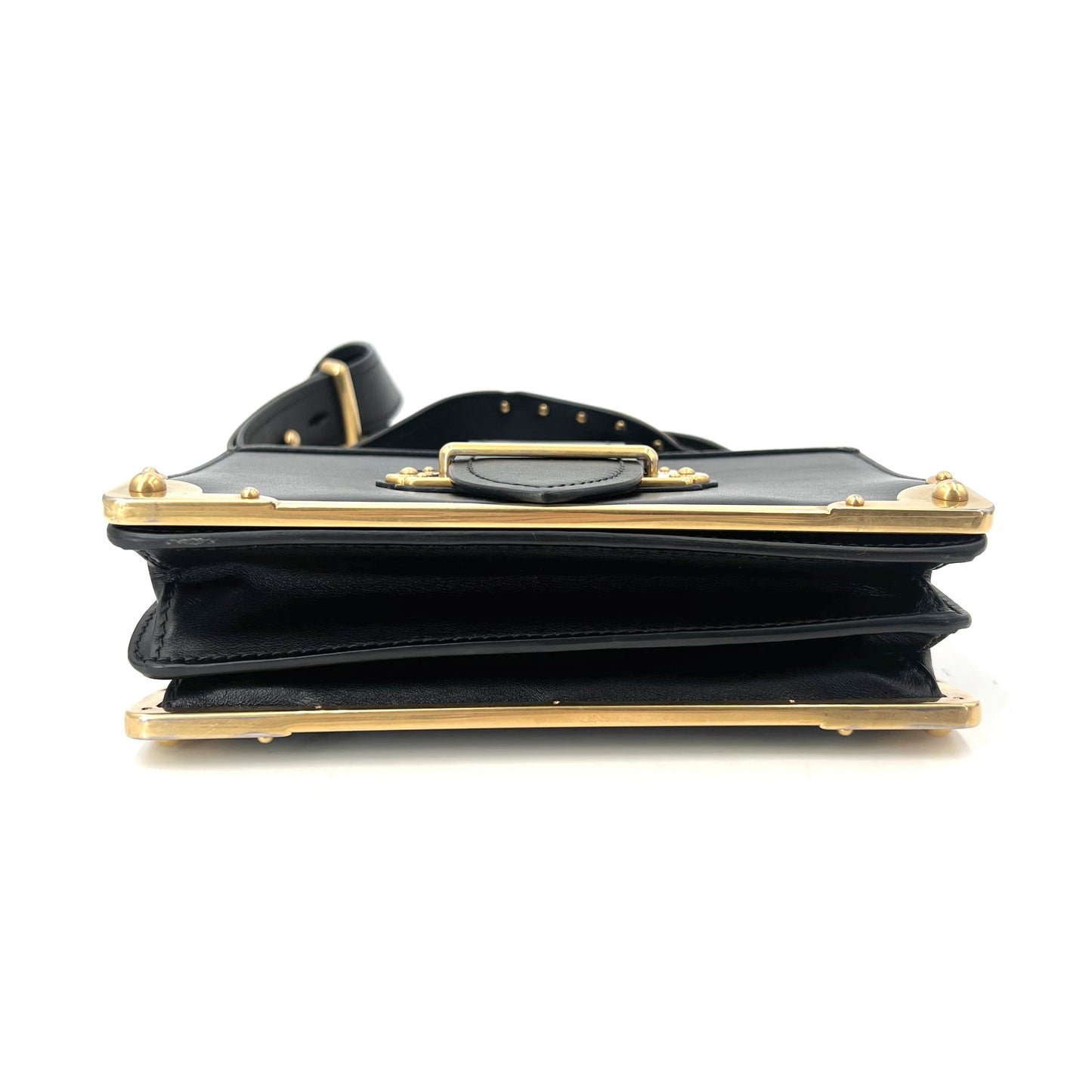 Prada - Cahier - Leather - Black - (small)
