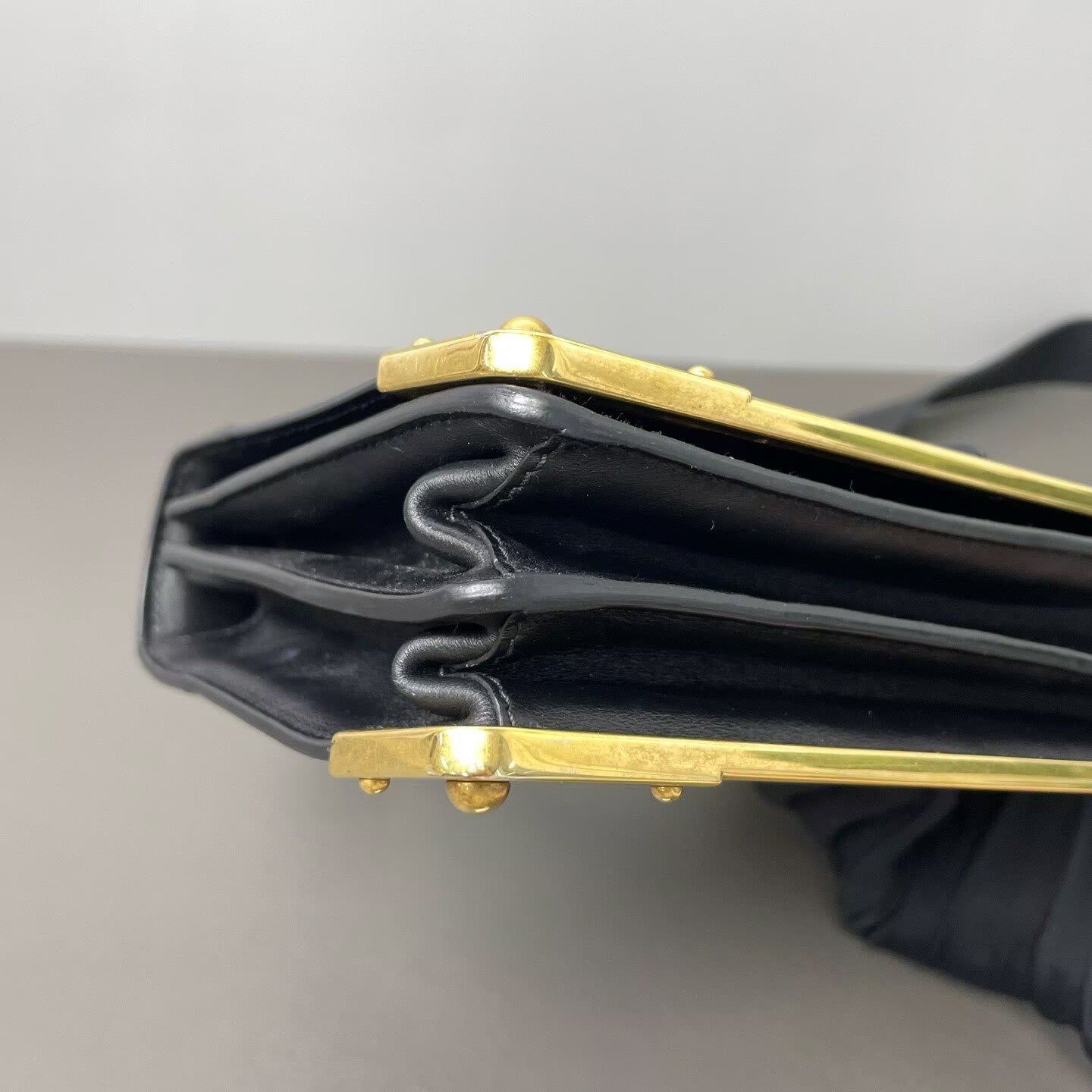 Prada - Cahier - Leather - Black with Gold-Tone Hardware - (mini)