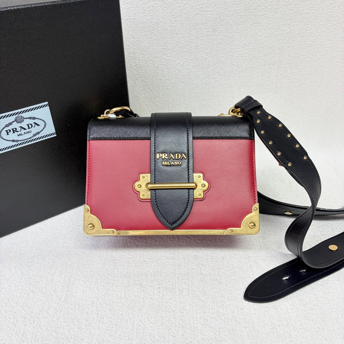 Prada - Cahier - Leather - Multicolour - (mini)