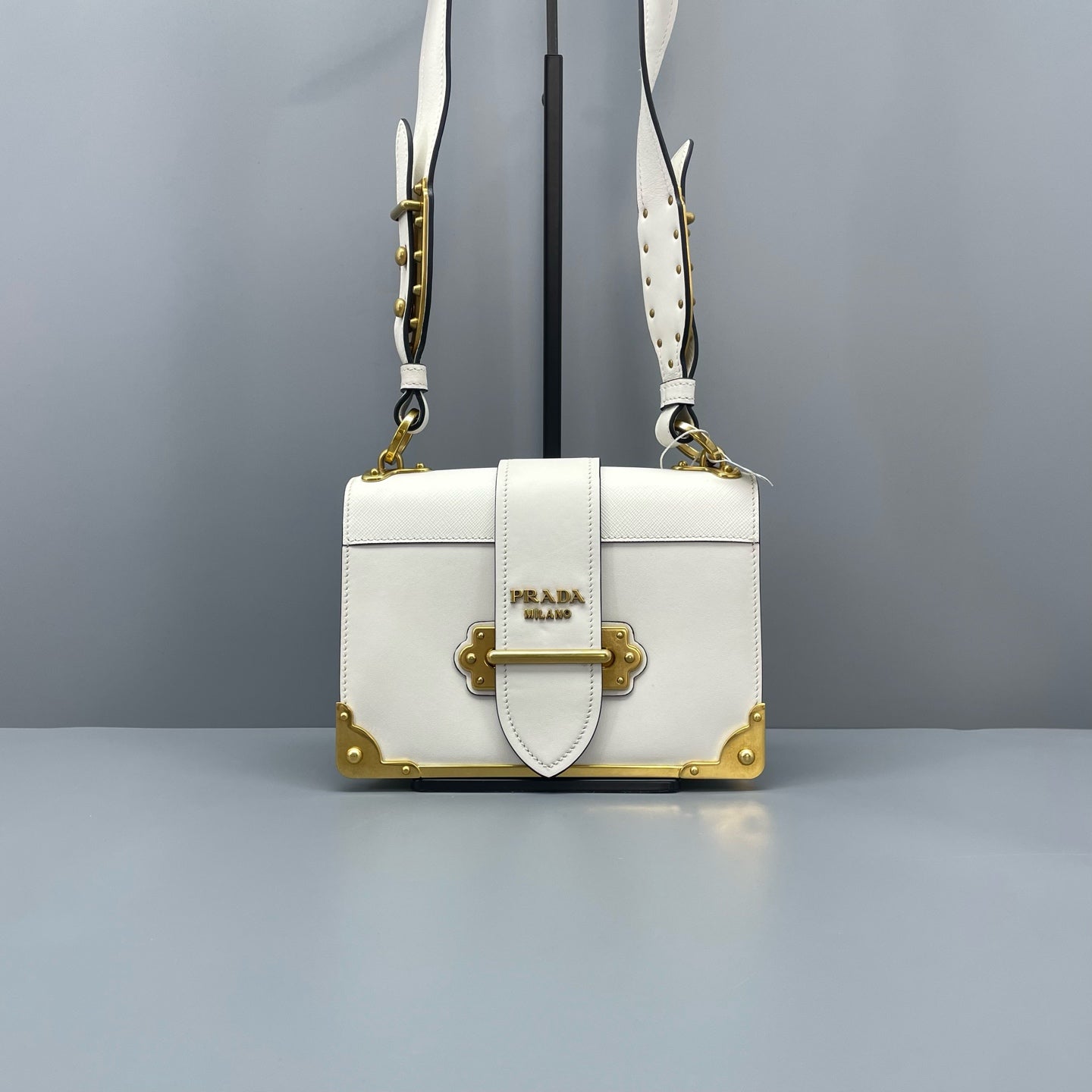Prada - Cahier - Leather - White - (mini)