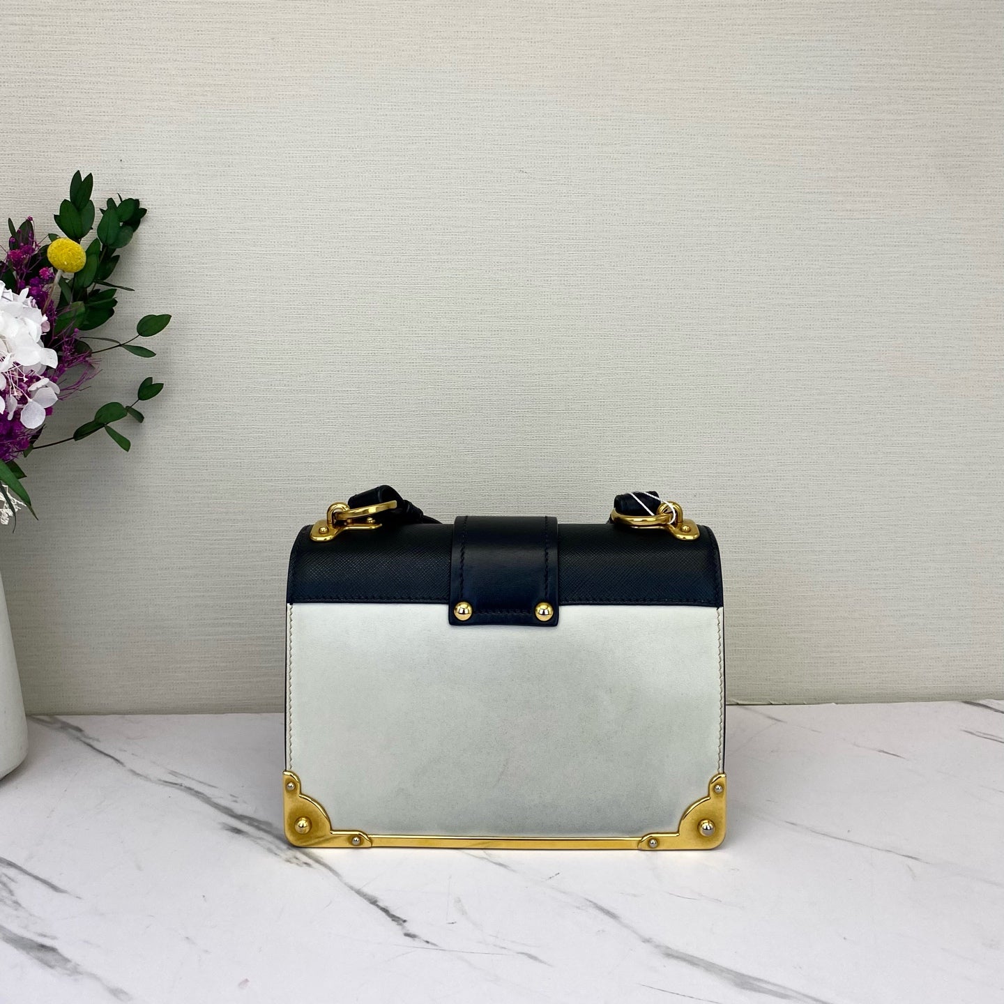 Prada - Cahier - Leather - White - (small)