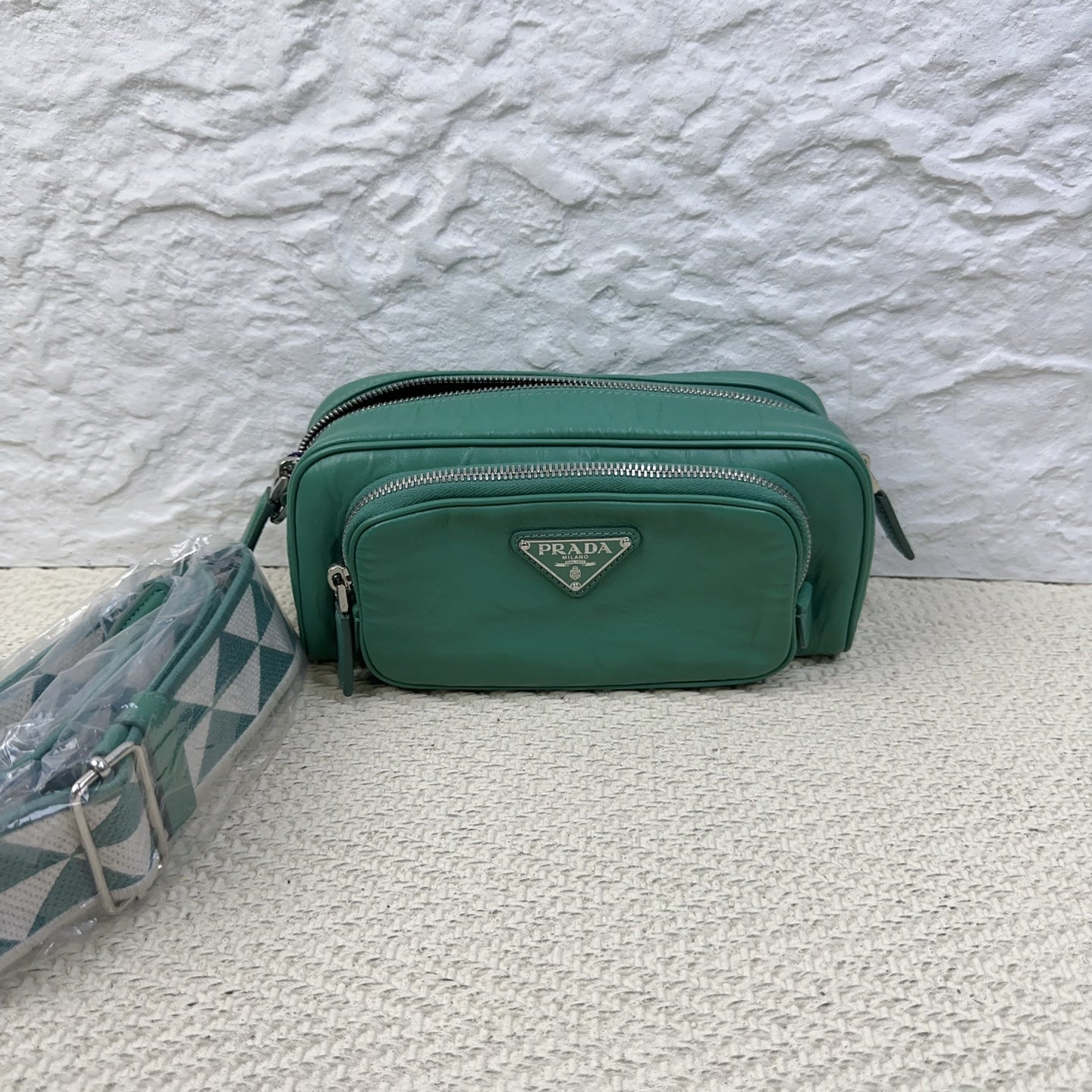 Prada - Camera Bag - Leather - Green - (mini)