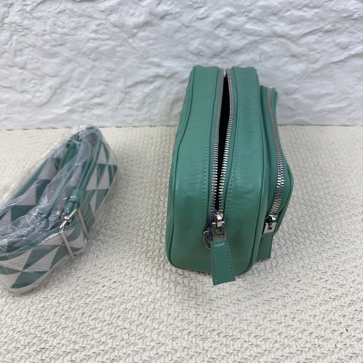 Prada - Camera Bag - Leather - Green - (mini)