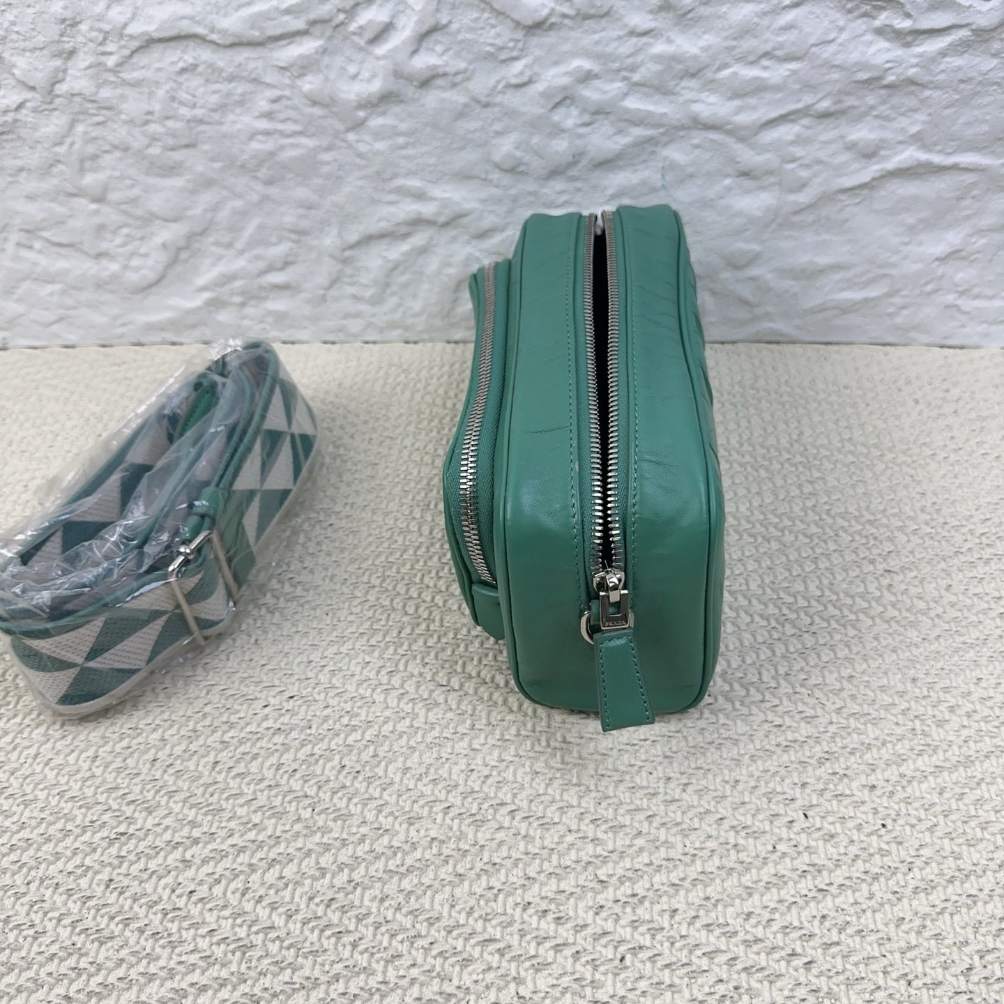 Prada - Camera Bag - Leather - Green - (mini)