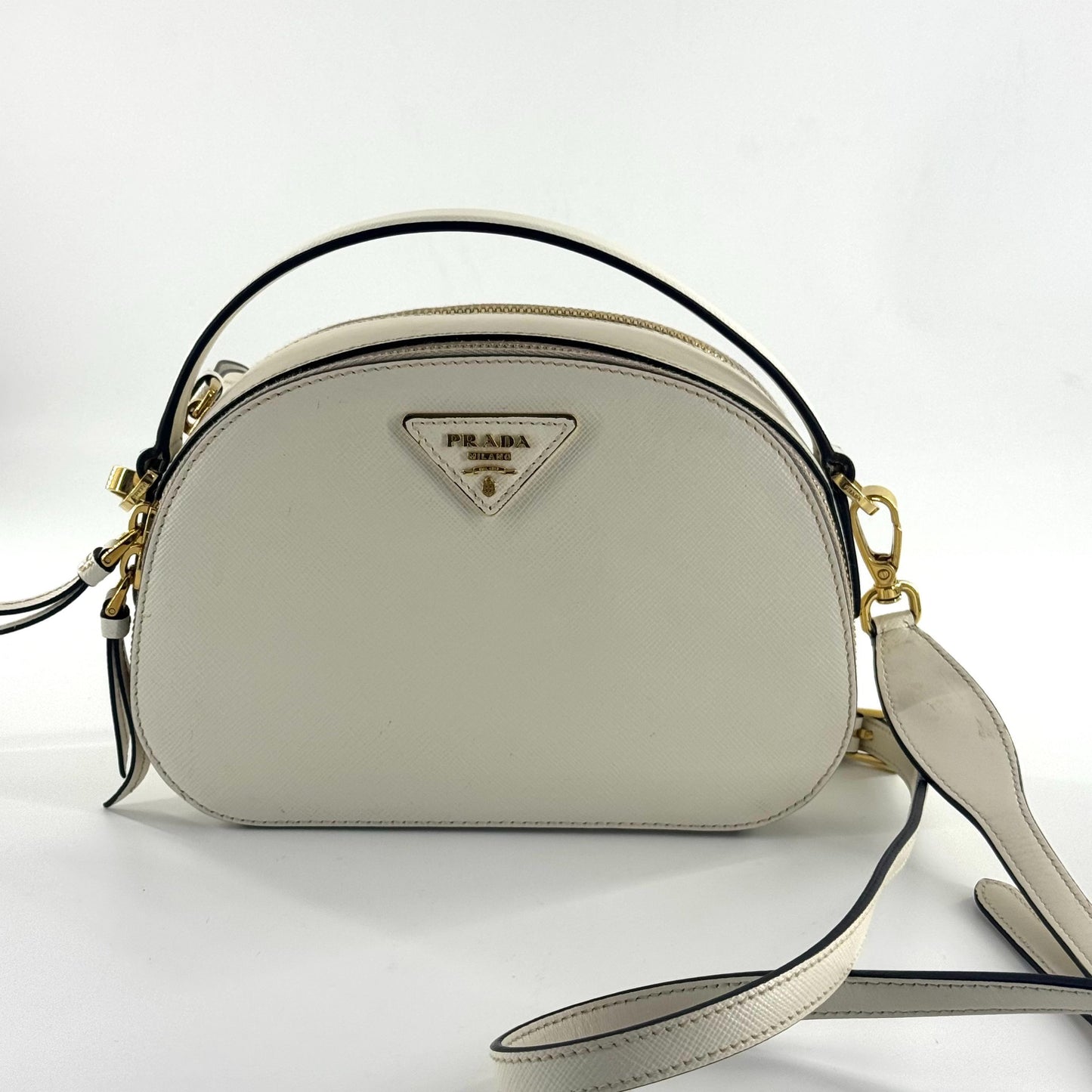 Prada - Camera Bag - Saffiano leather - White - (Mini)