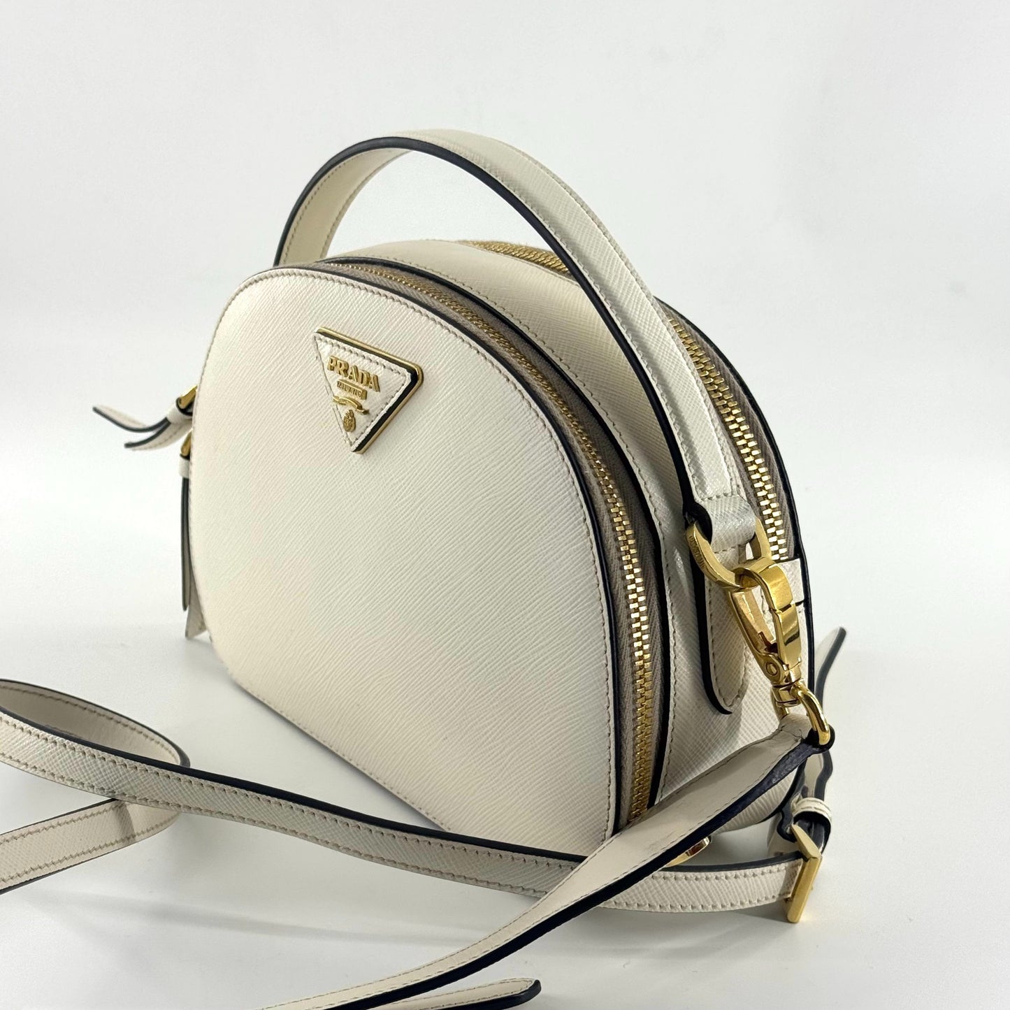 Prada - Camera Bag - Saffiano leather - White - (Mini)