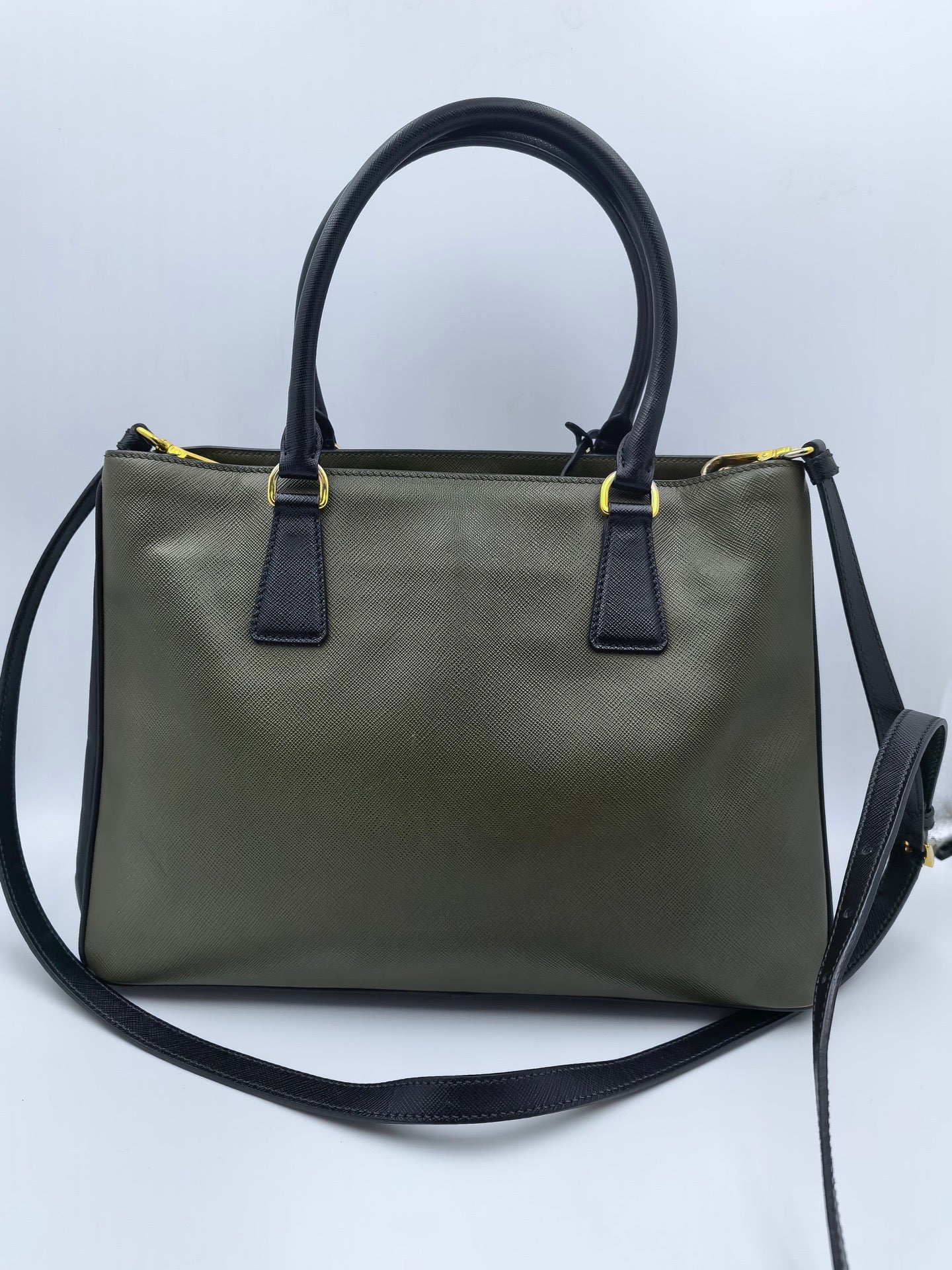 Prada - City Calf - Leather - Green - (large)