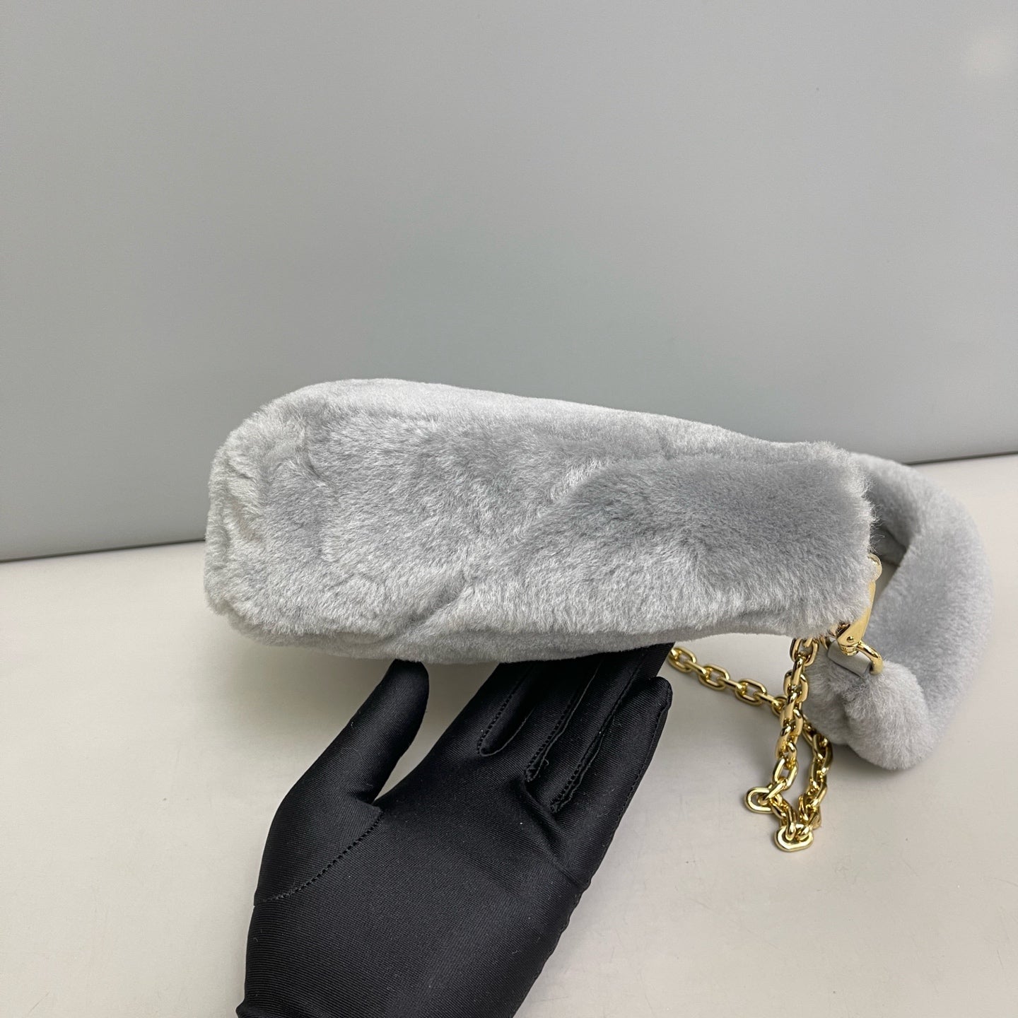 Prada - Cleo - Fur - Grey - (small)