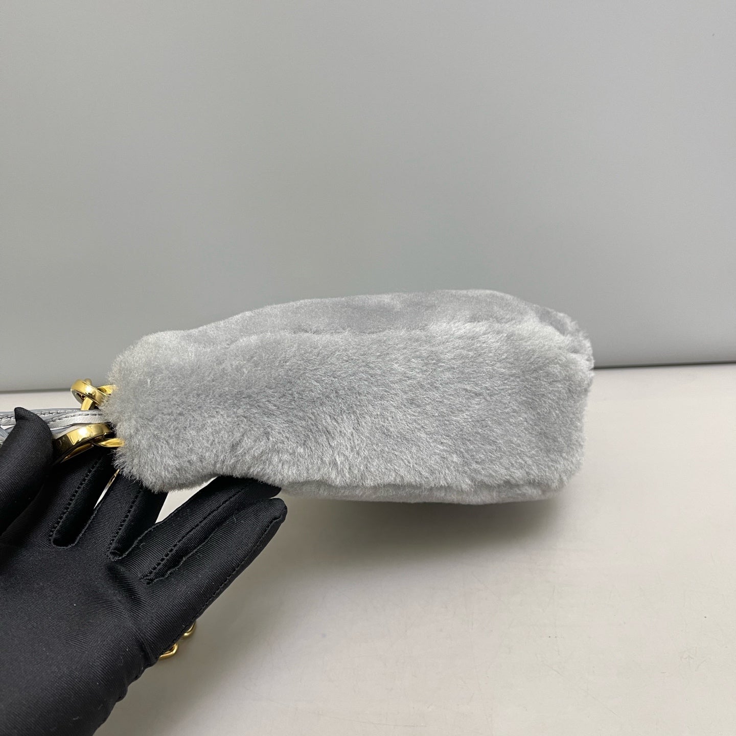 Prada - Cleo - Fur - Grey - (small)
