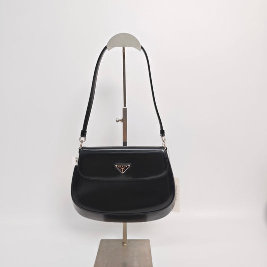 Prada - Cleo - Leather - Black - (small)