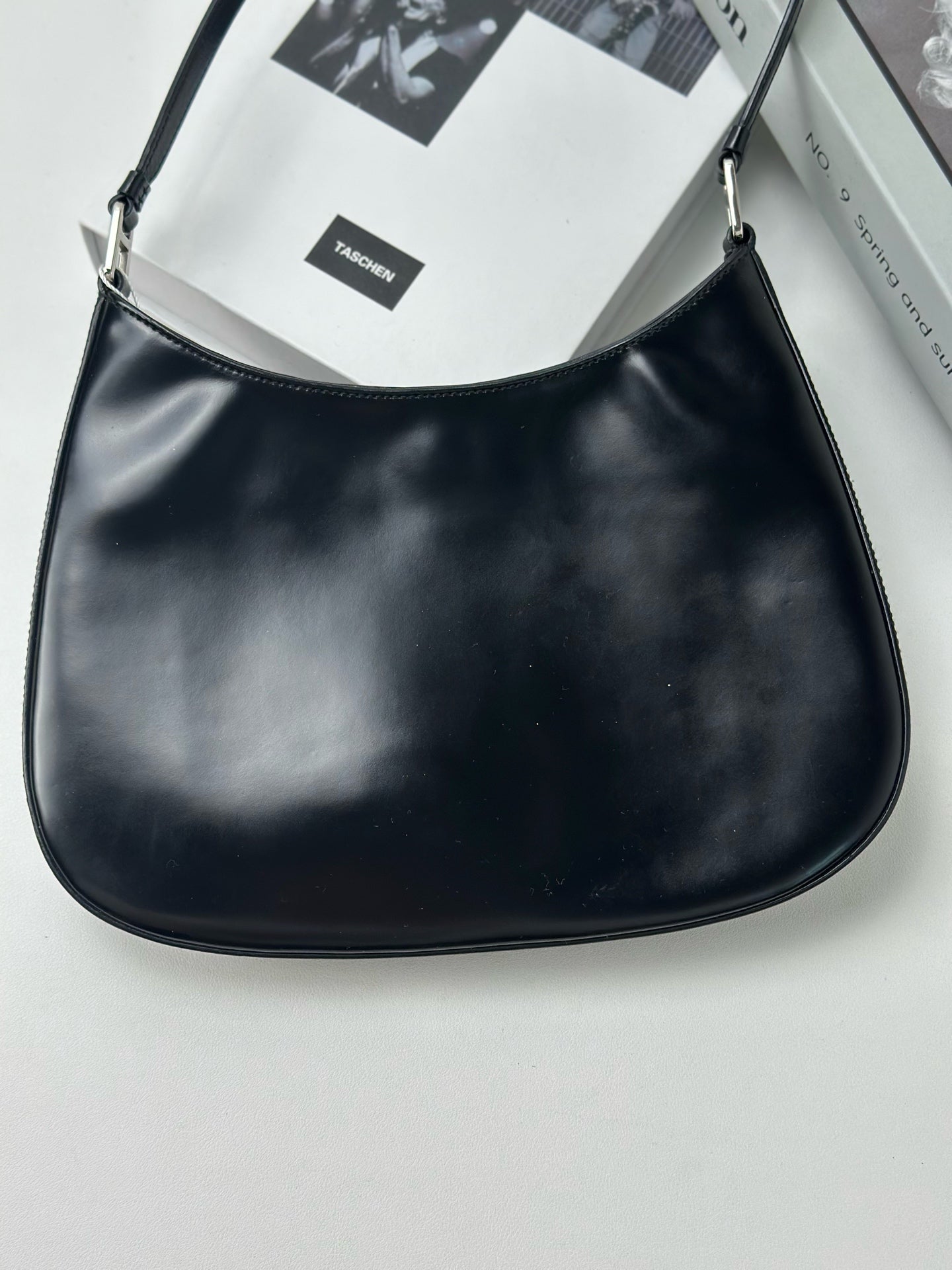 Prada - Cleo - Leather - Black - (small)