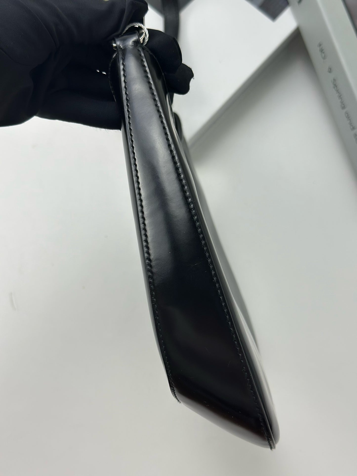 Prada - Cleo - Leather - Black - (small)