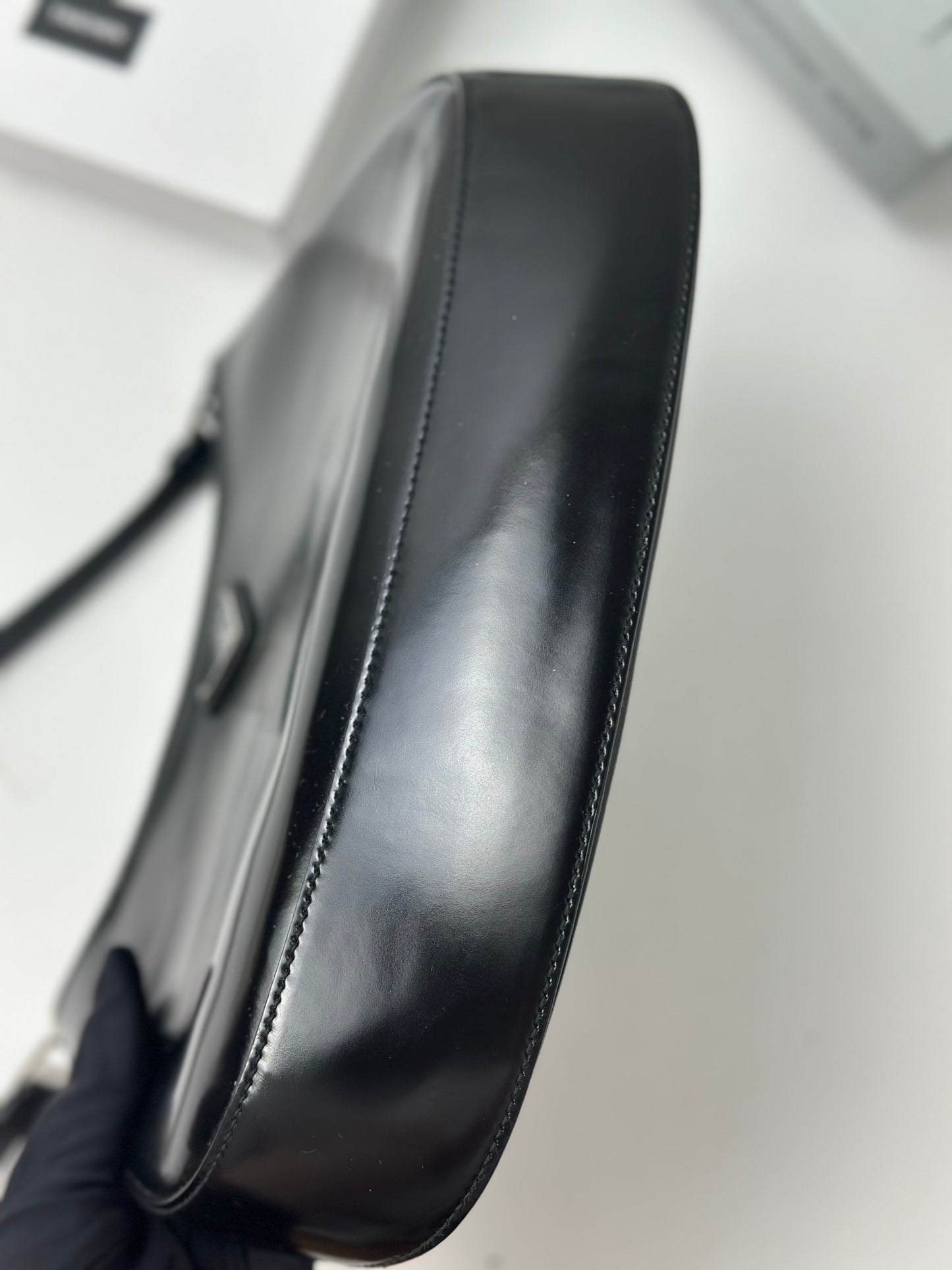 Prada - Cleo - Leather - Black - (small)