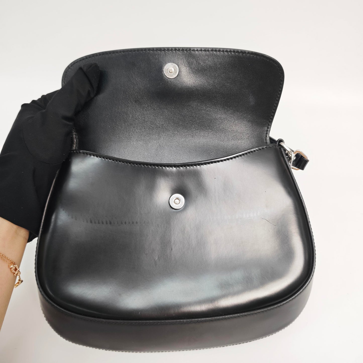Prada - Cleo - Leather - Black - (small)