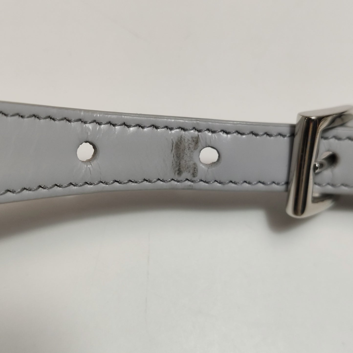 Prada - Cleo - Leather - Grey - (medium)