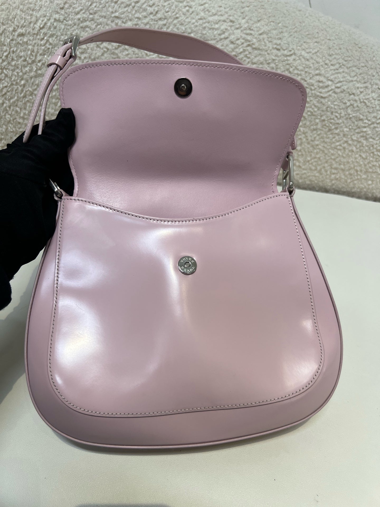 Prada - Cleo - Leather - Pink - (medium)