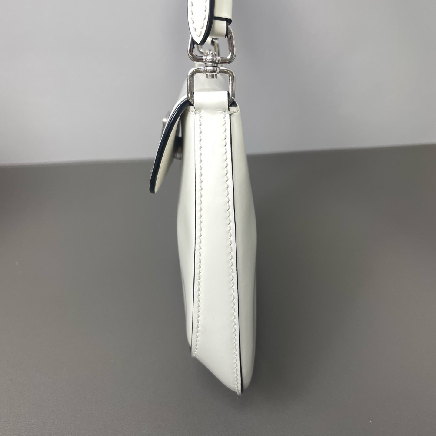 Prada - Cleo - Leather - White - (mini)