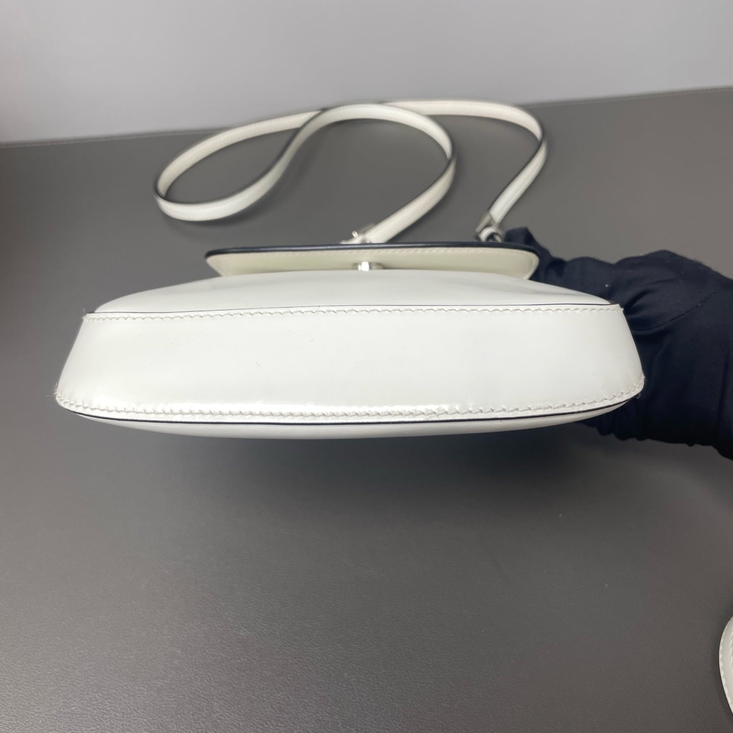 Prada - Cleo - Leather - White - (mini)