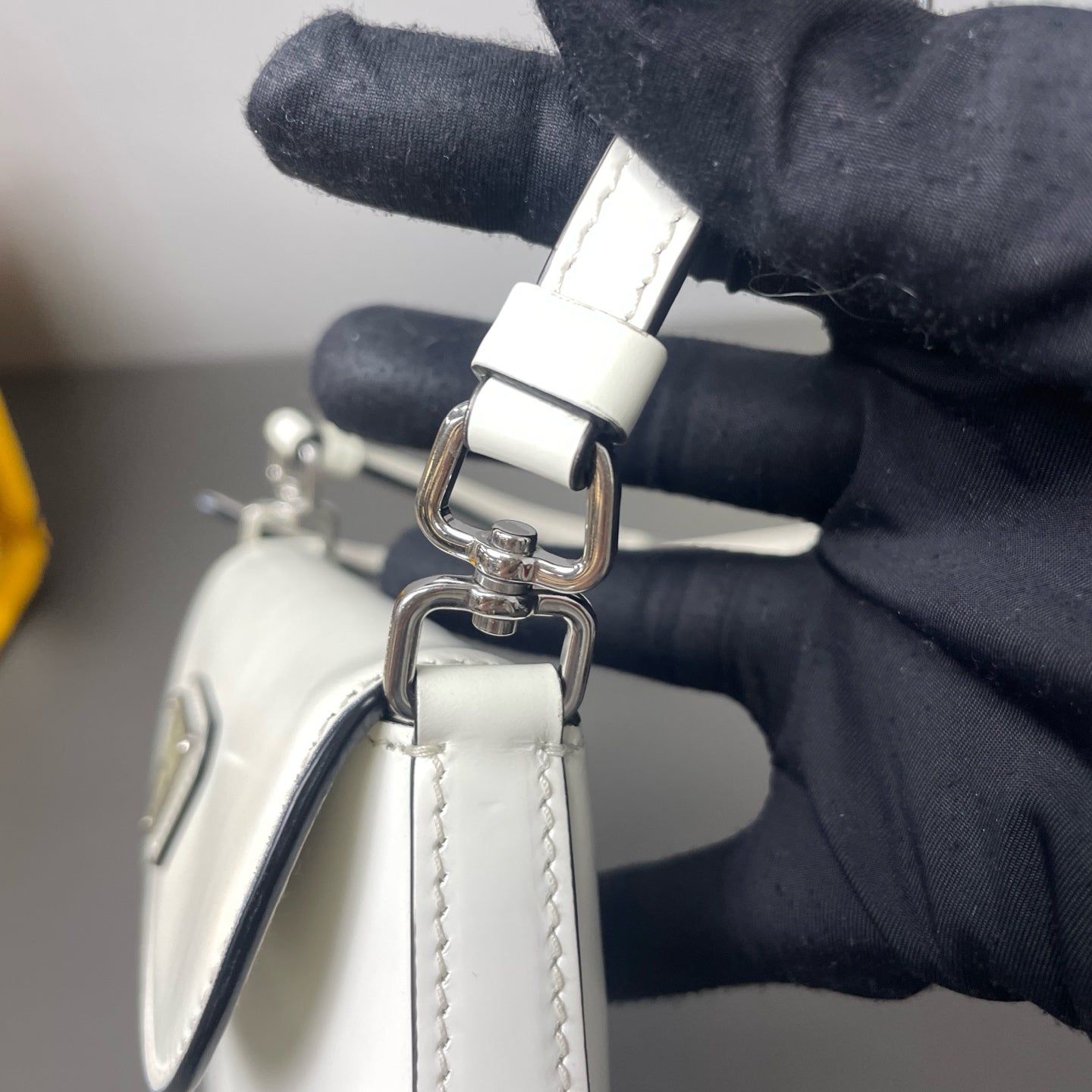 Prada - Cleo - Leather - White - (mini)