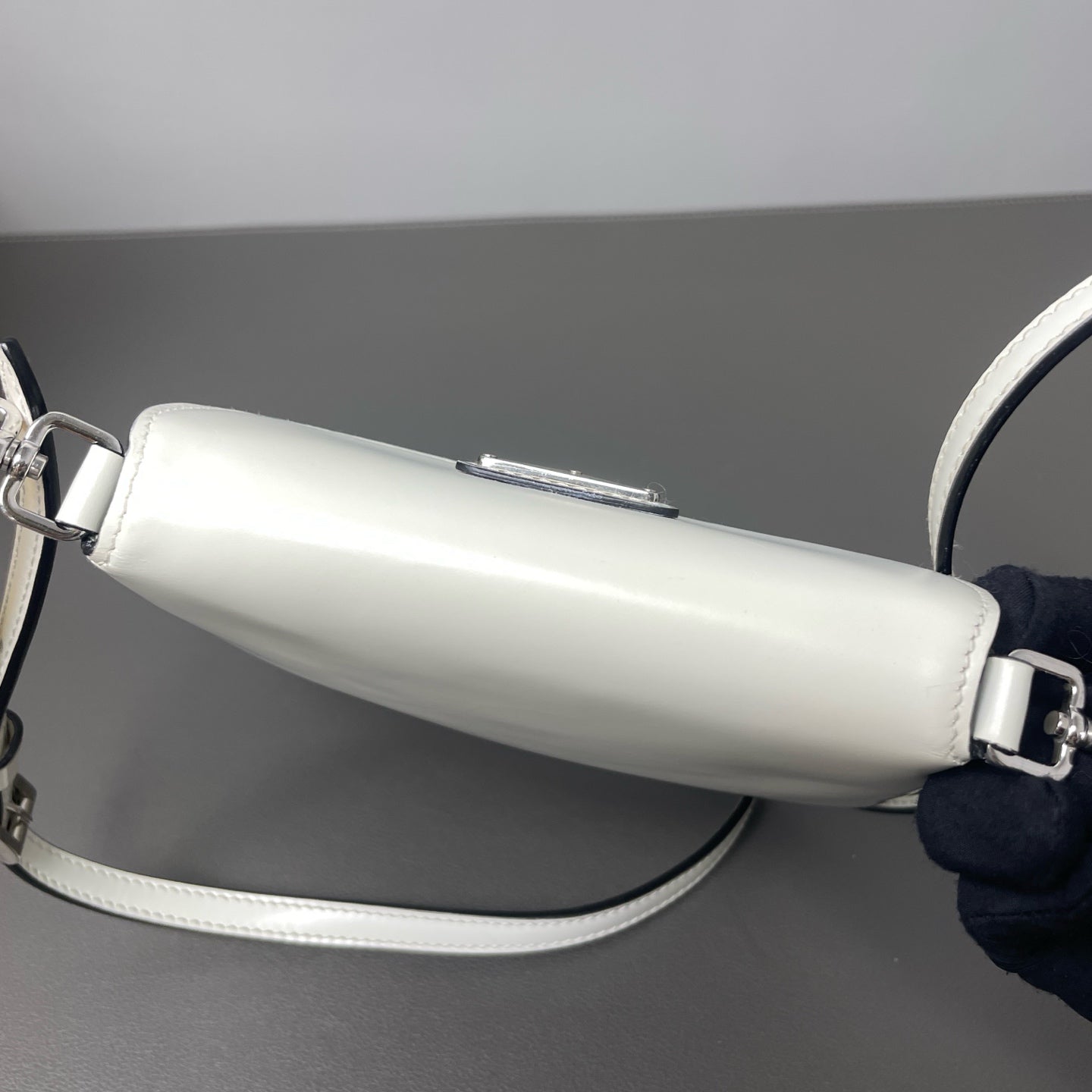 Prada - Cleo - Leather - White - (mini)