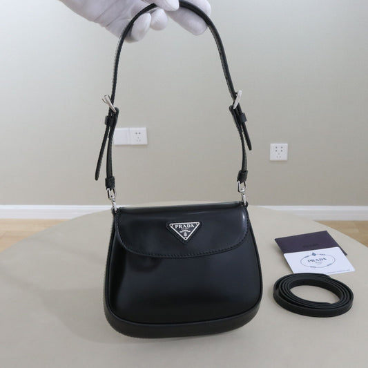 Prada - Cleo mini - Leather - Black - (mini)